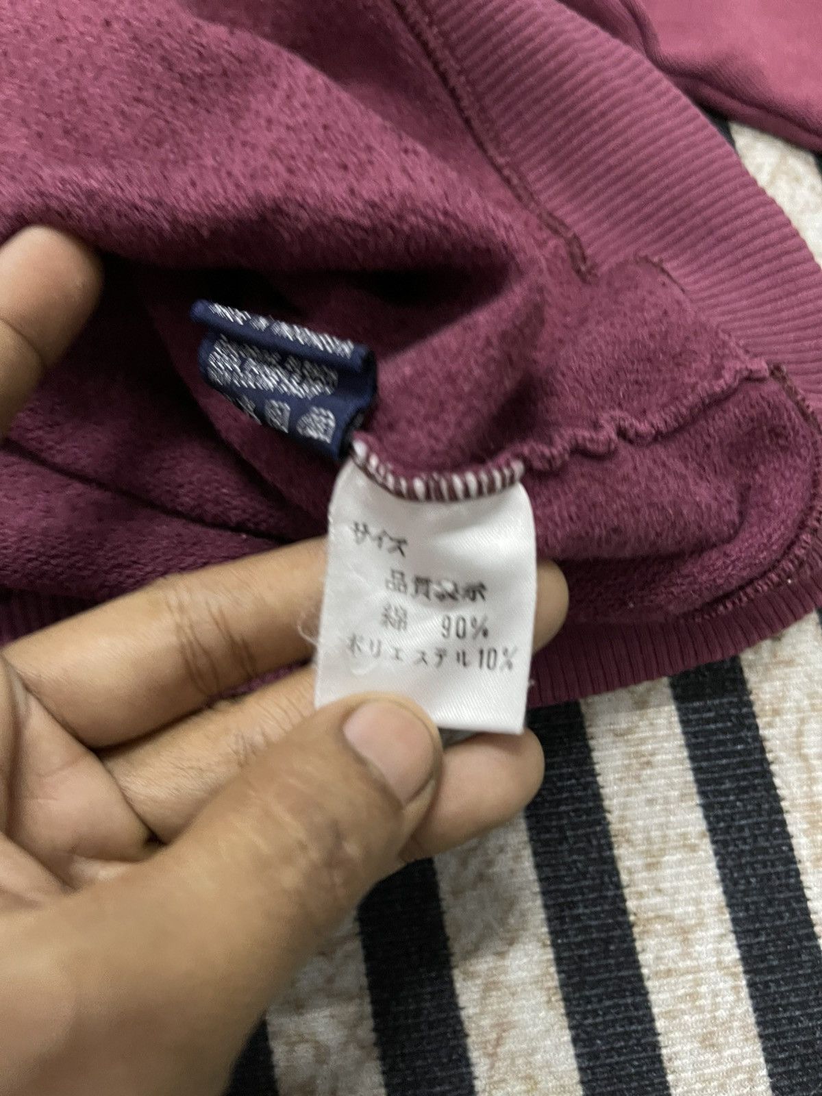 Polo Ralph Lauren × Vintage 90s POLO RALPH LAUREN EMBROIDERED LOGO DISTRESSED HOODIE Size US L / EU 52-54 / 3 - 14 Thumbnail