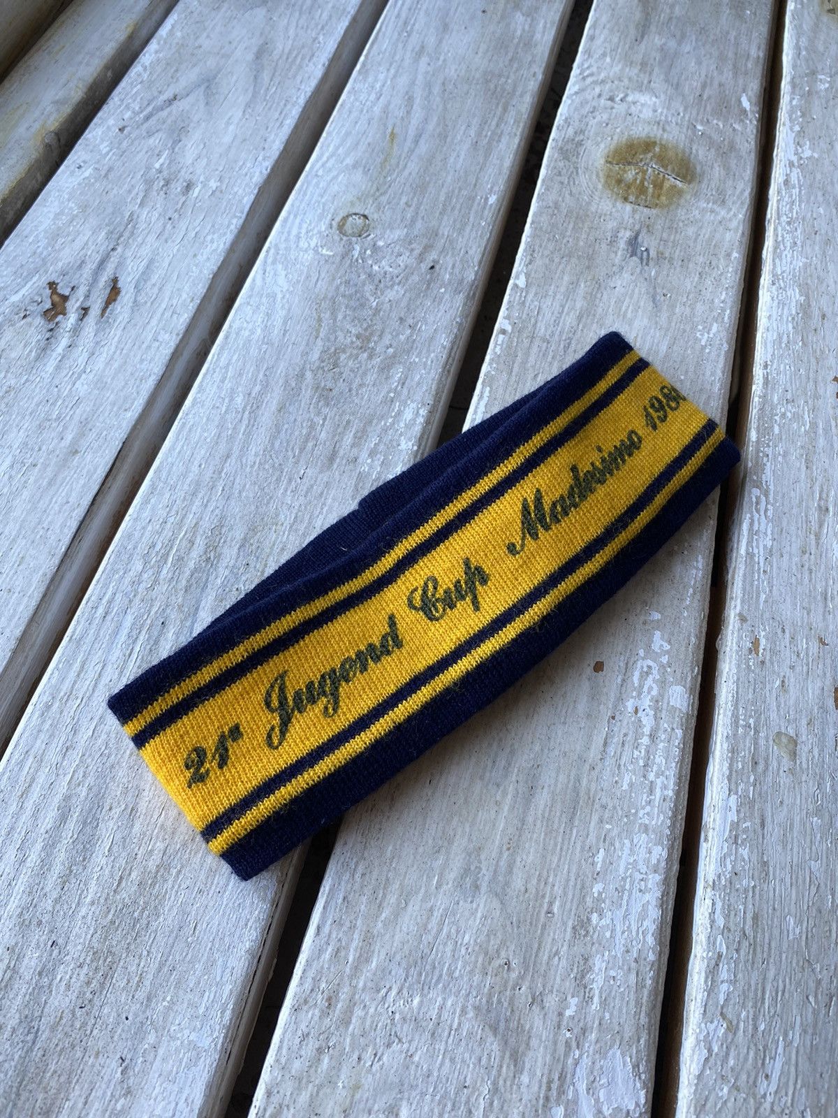 Vintage Rare #21 Jugend Cup Madesimo 1986 Ski Headband Size ONE SIZE - 2 Thumbnail
