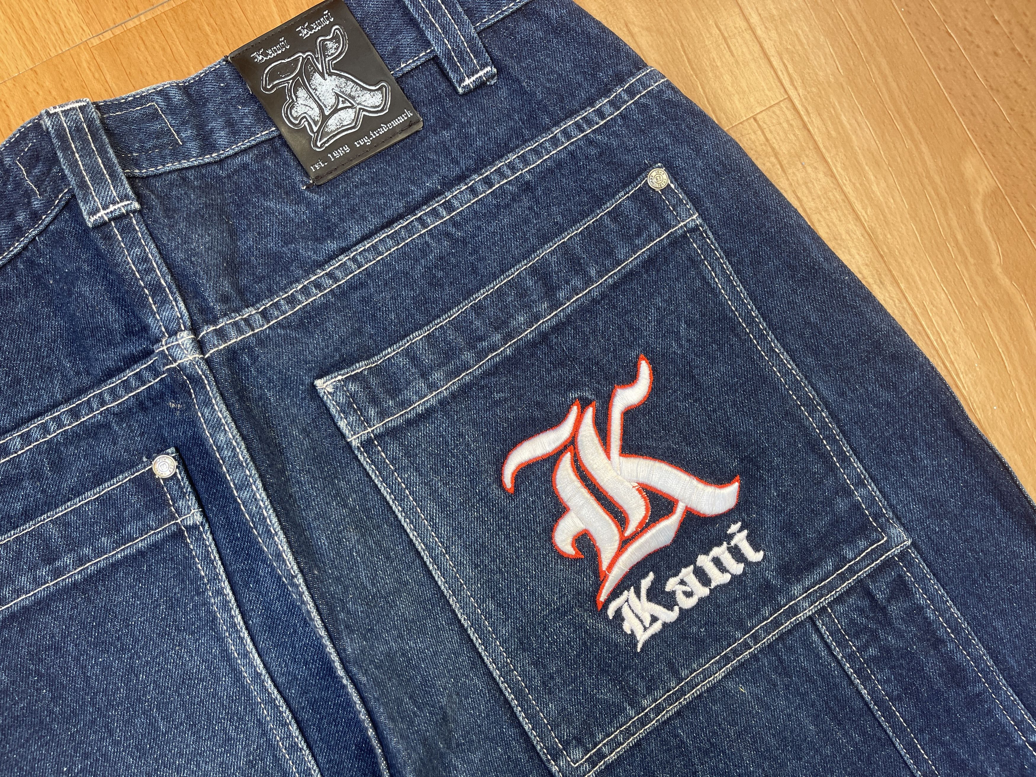 Karl Kani KARL KANI jeans, baggy, vintage Kani jeans, 90s hip hop W 32 Size US 32 / EU 48 - 4 Thumbnail