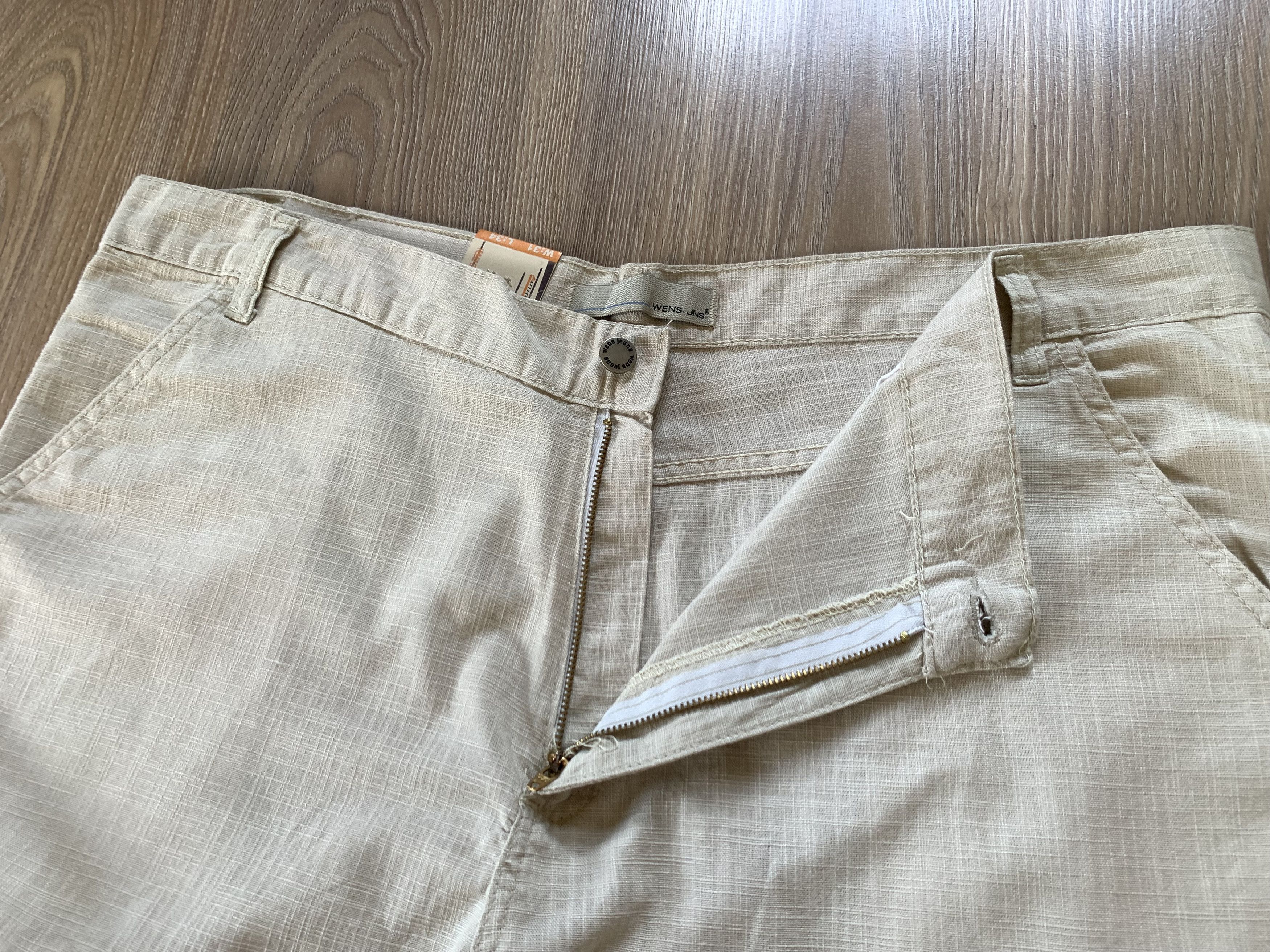 Designer Wens New Linen Casual Pants Trousers Size US 40 / EU 56 - 5 Thumbnail