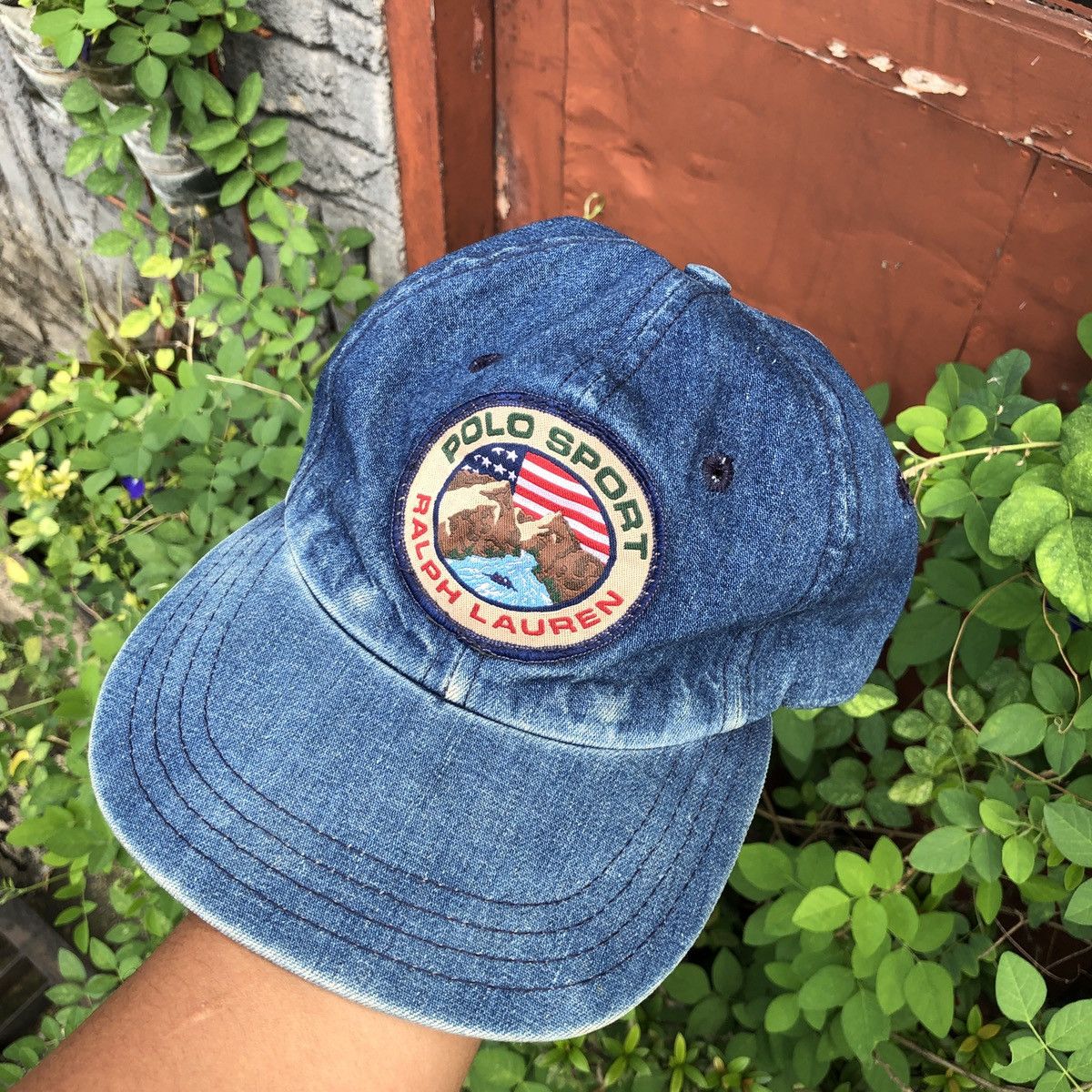 Vintage 90's Polo Sport Ralph Lauren Denim Made in USA Size