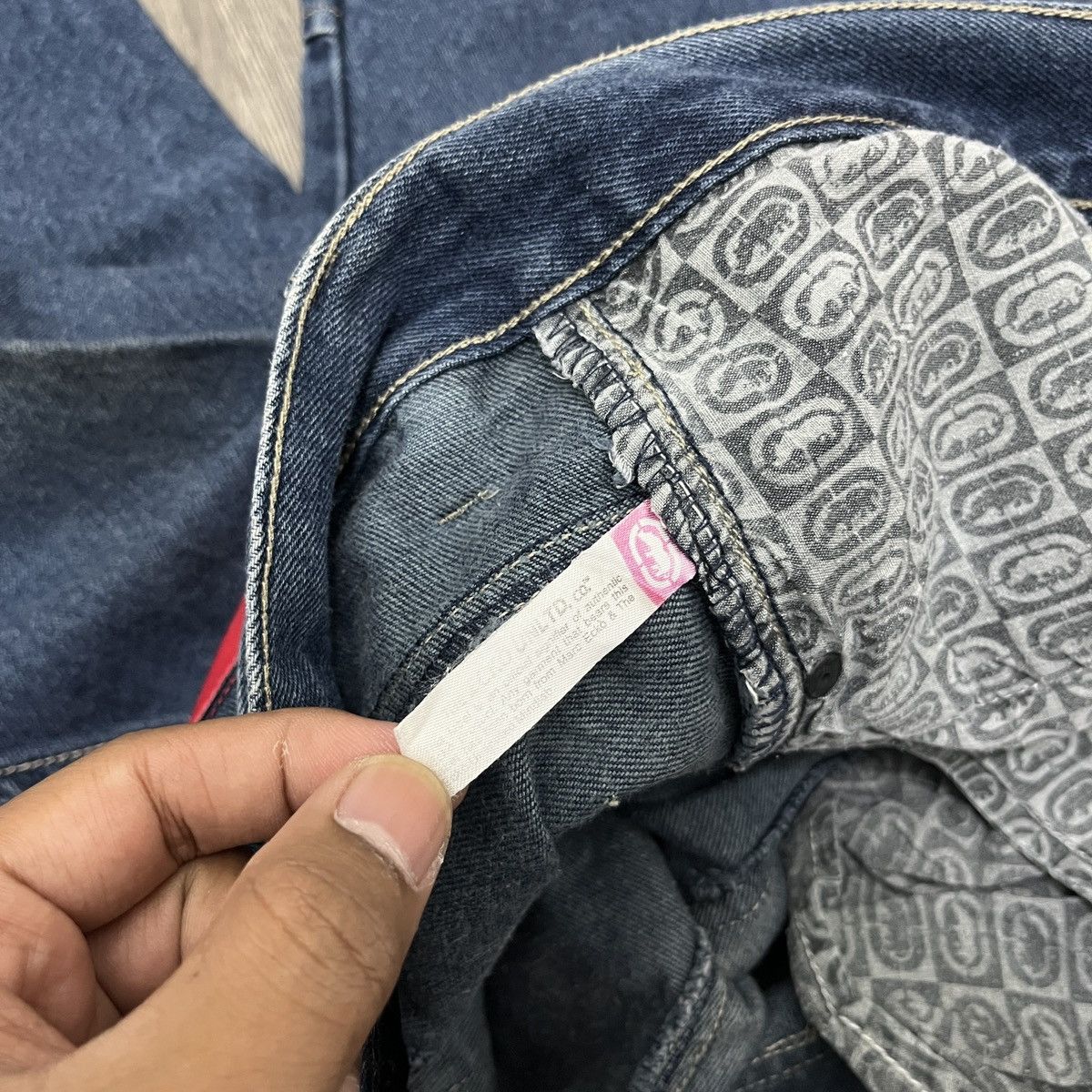 Ecko Unltd. Baggy Jeans Ecko Unltd Big Rhino Logo Denim 🟥 Size US 34 / EU 50 - 14 Thumbnail
