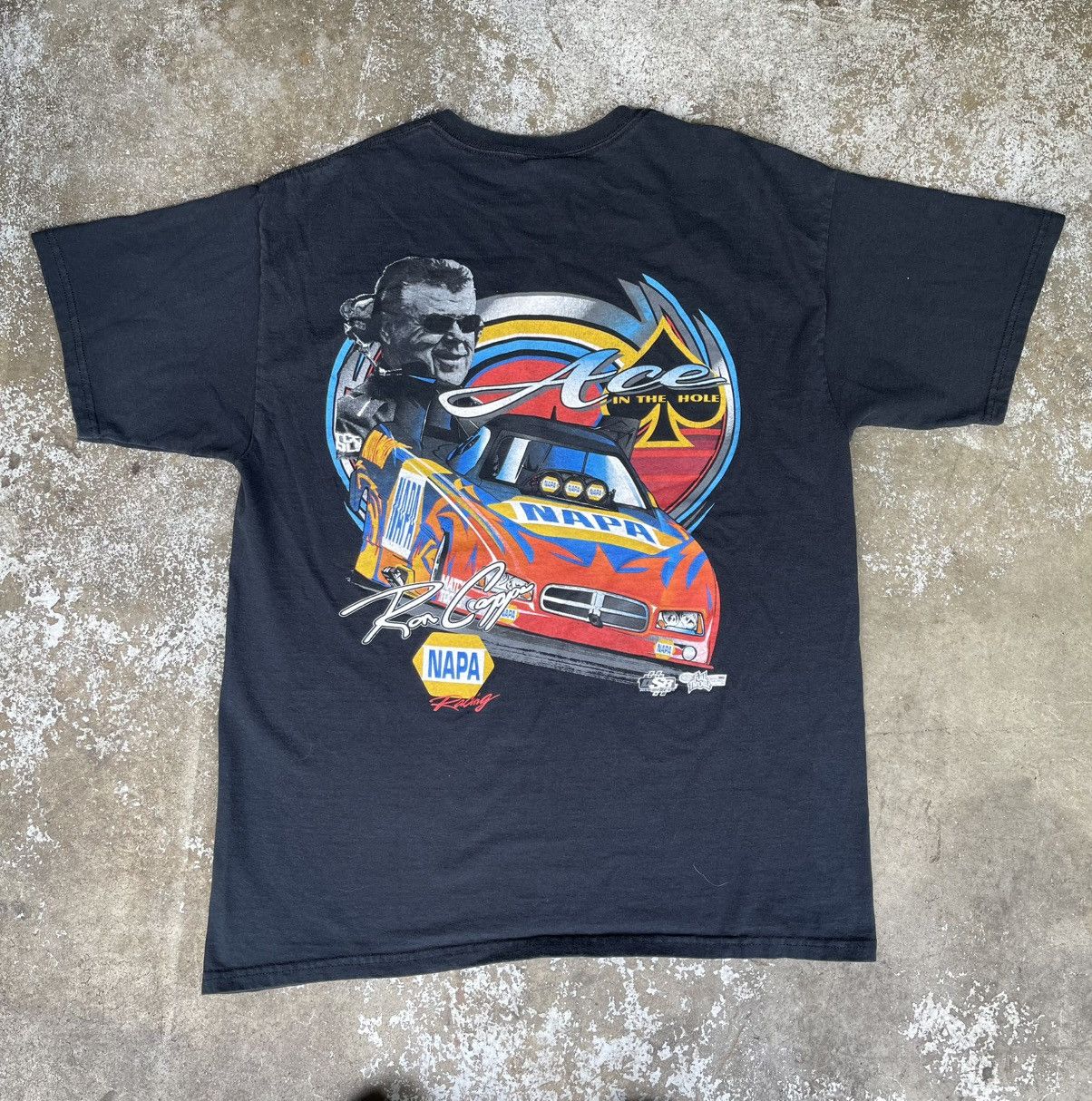 NASCAR Vintage Nascar Shirt Ron Capps Ace In The Hole Size US L / EU 52-54 / 3 - 4 Thumbnail