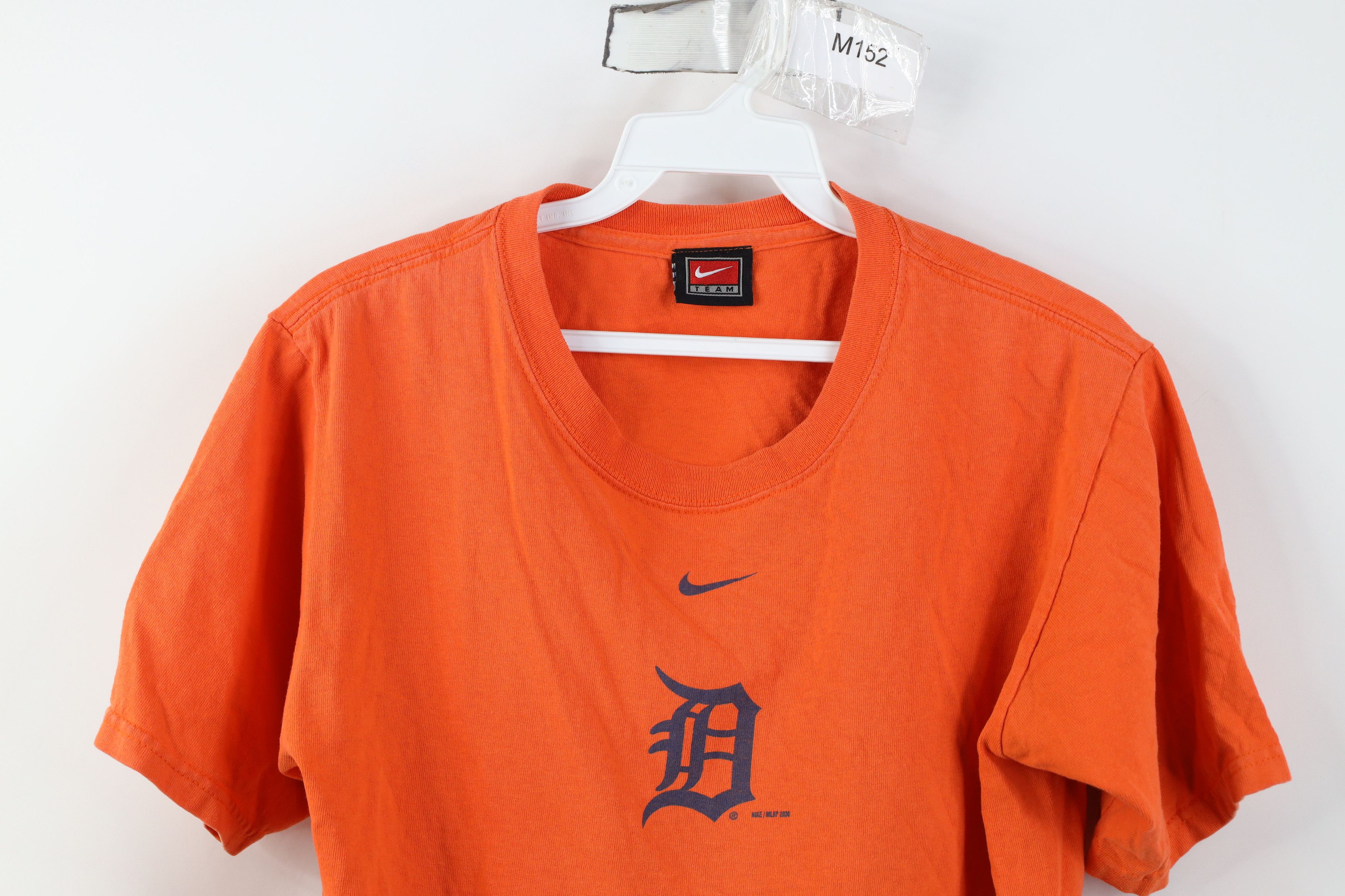 Nike Vintage Y2K Nike Swoosh Detroit Tigers Baseball T-Shirt Size S / US 4 / IT 40 - 2 Thumbnail