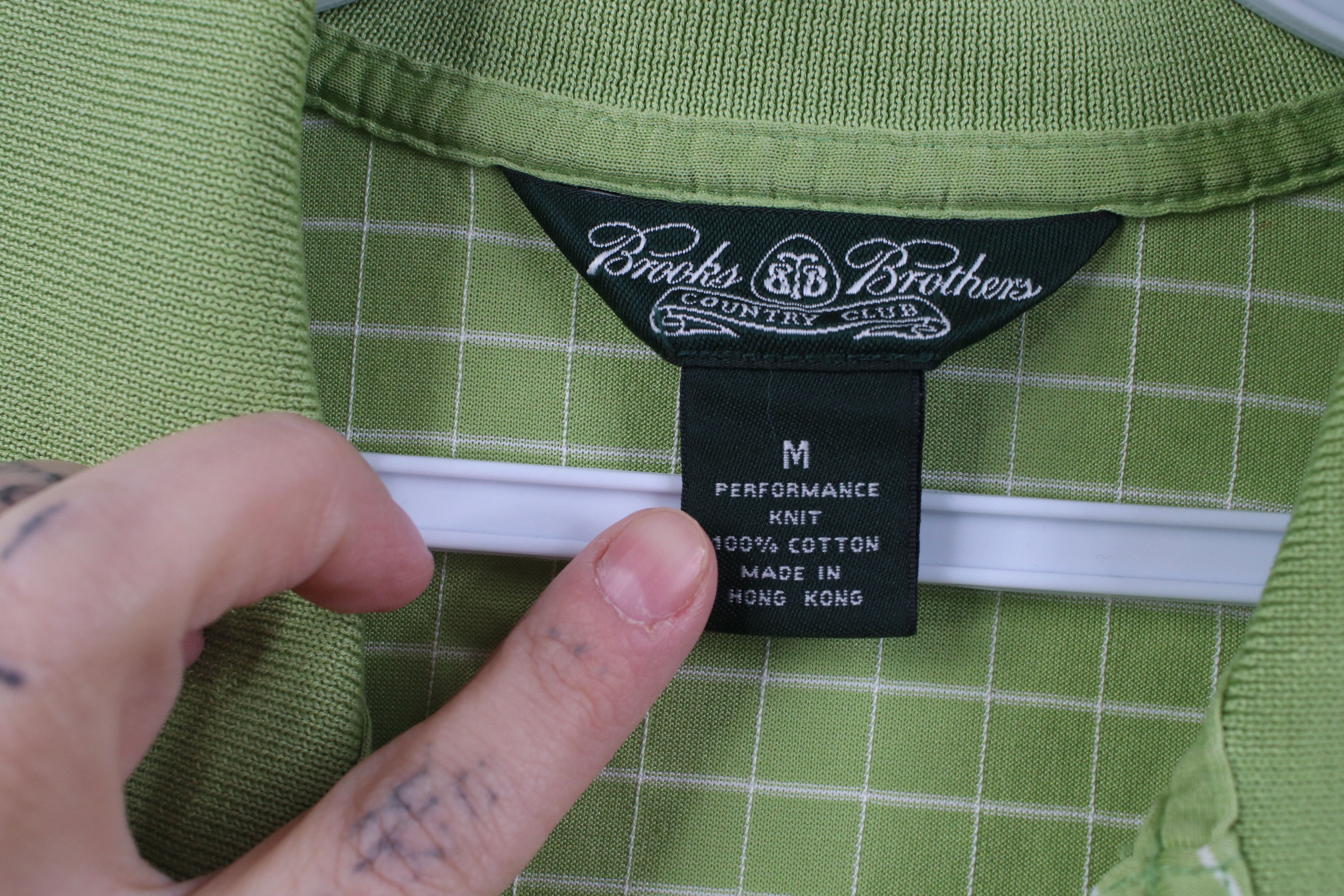 Brooks Brothers Vintage Brooks Brothers Performance Golf Polo Shirt Green Size US M / EU 48-50 / 2 - 5 Thumbnail