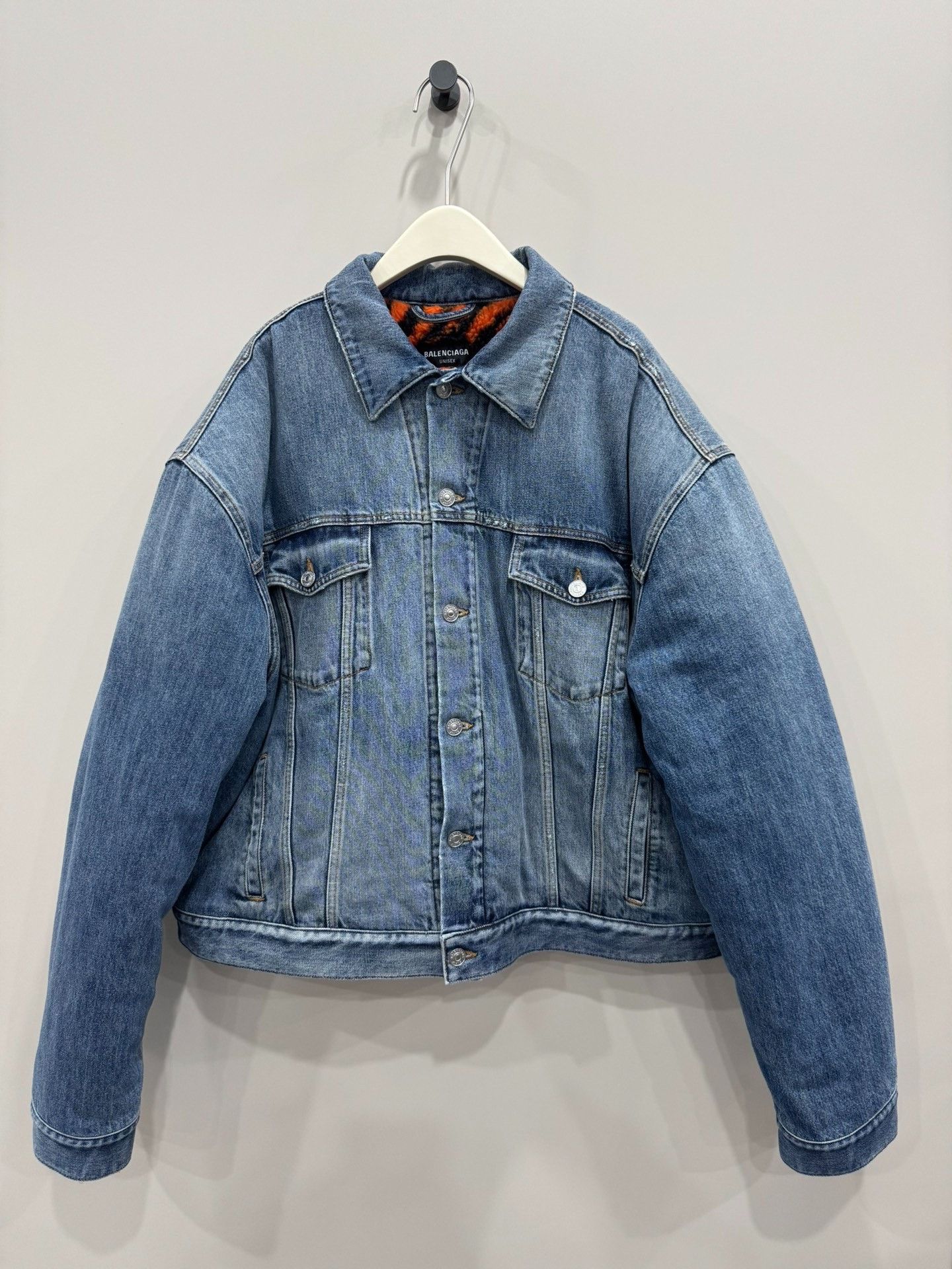 Balenciaga Balenciaga Double-Sided Denim Jacket Year of the Tiger Size US L / EU 52-54 / 3 - 1 Thumbnail