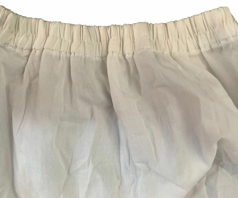 Designer Pre Owned White Hand Made Skirt M Size 32" / US 10 / IT 46 - 4 Thumbnail