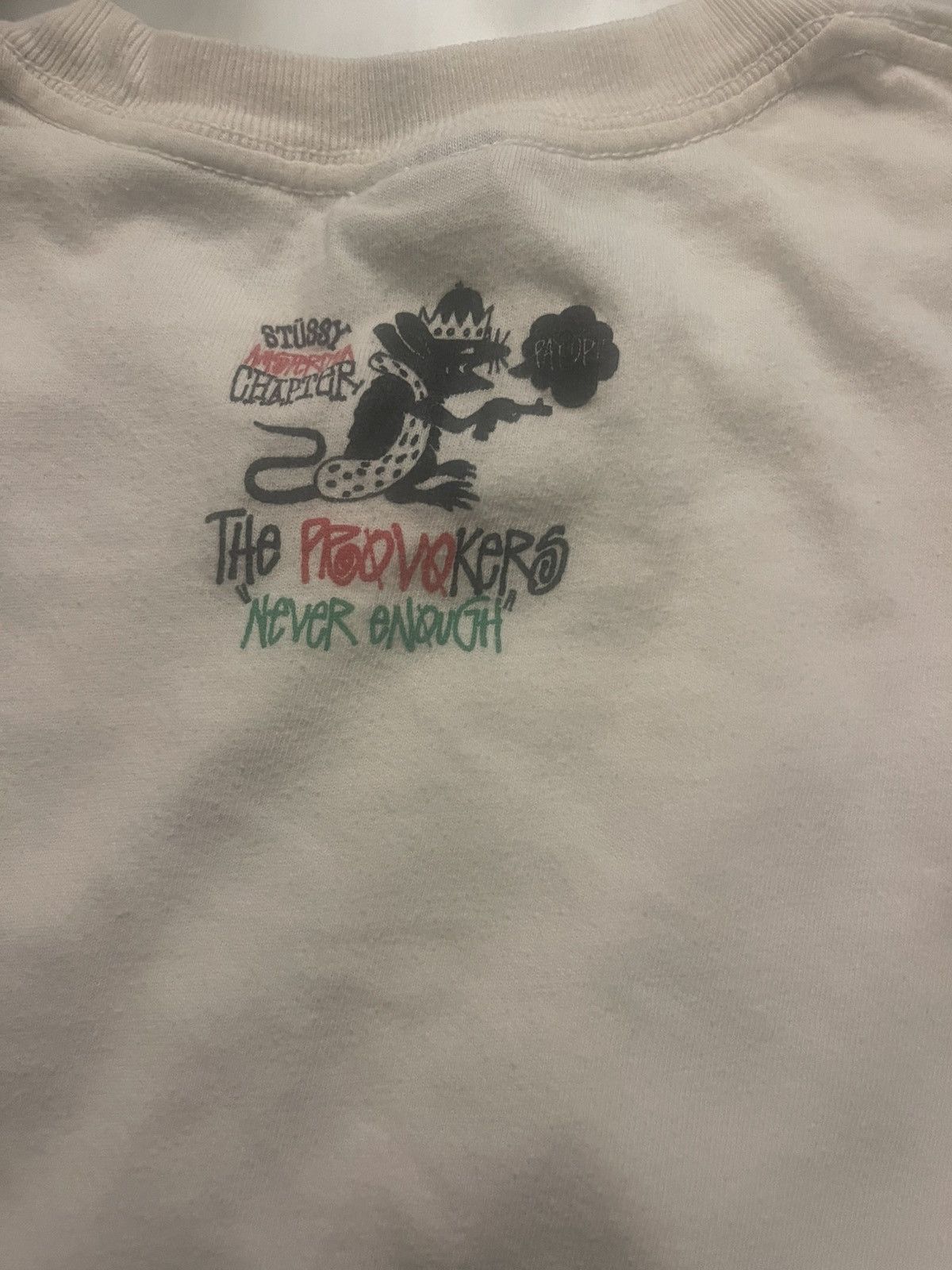 Stussy Stussy pay up white t shirt Size US S / EU 44-46 / 1 - 2 Thumbnail