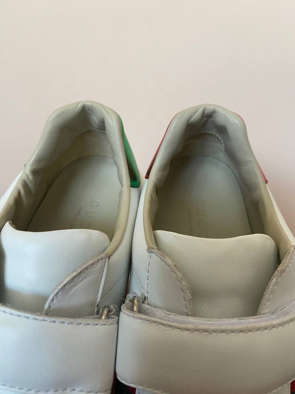 Gucci Gucci Kids ACE Leather Velcro Sneakers Size US 5 / EU 37 - 12 Thumbnail