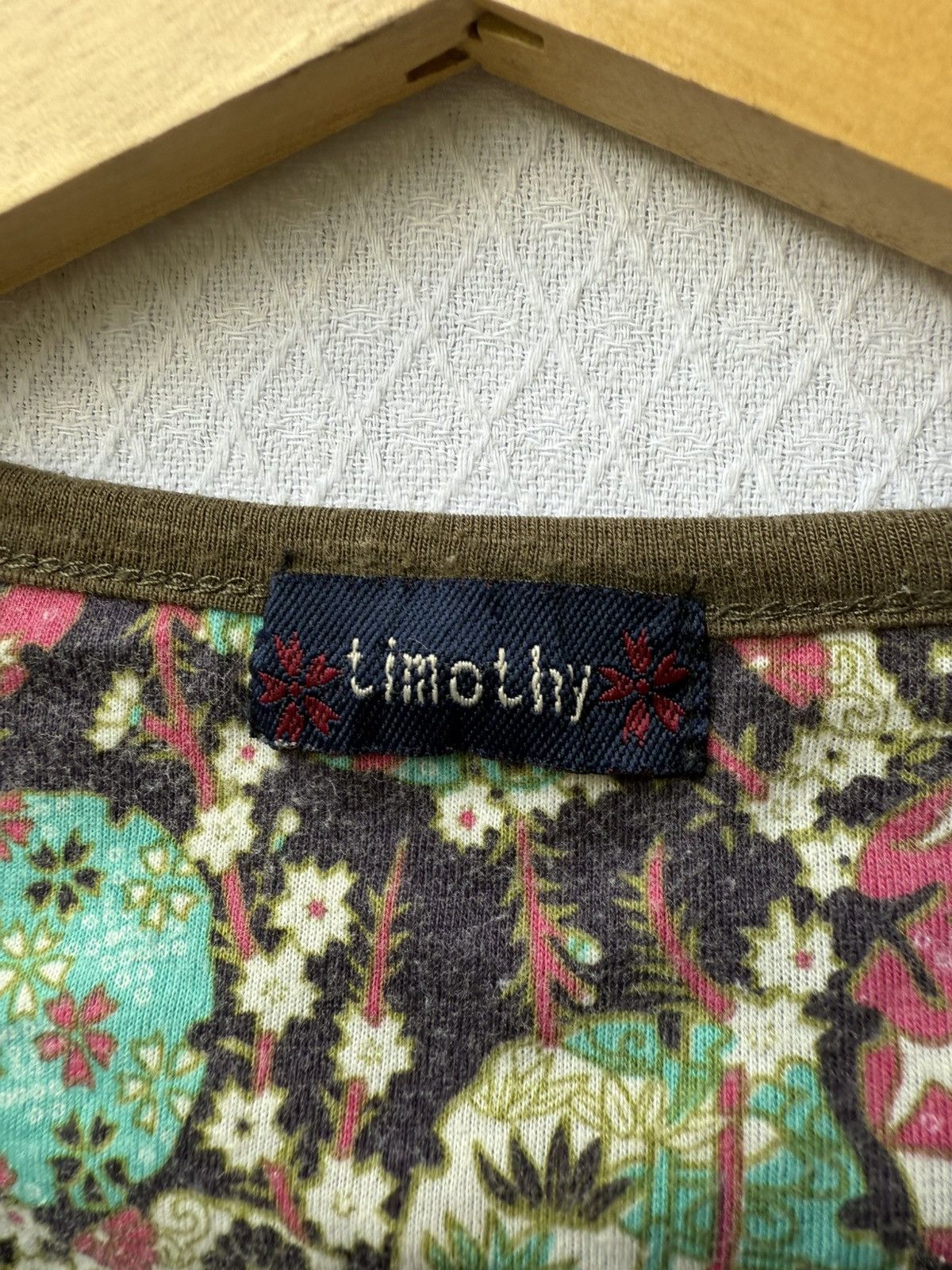 Japanese Brand Timothy patch longsleeve Size US M / EU 48-50 / 2 - 8 Thumbnail