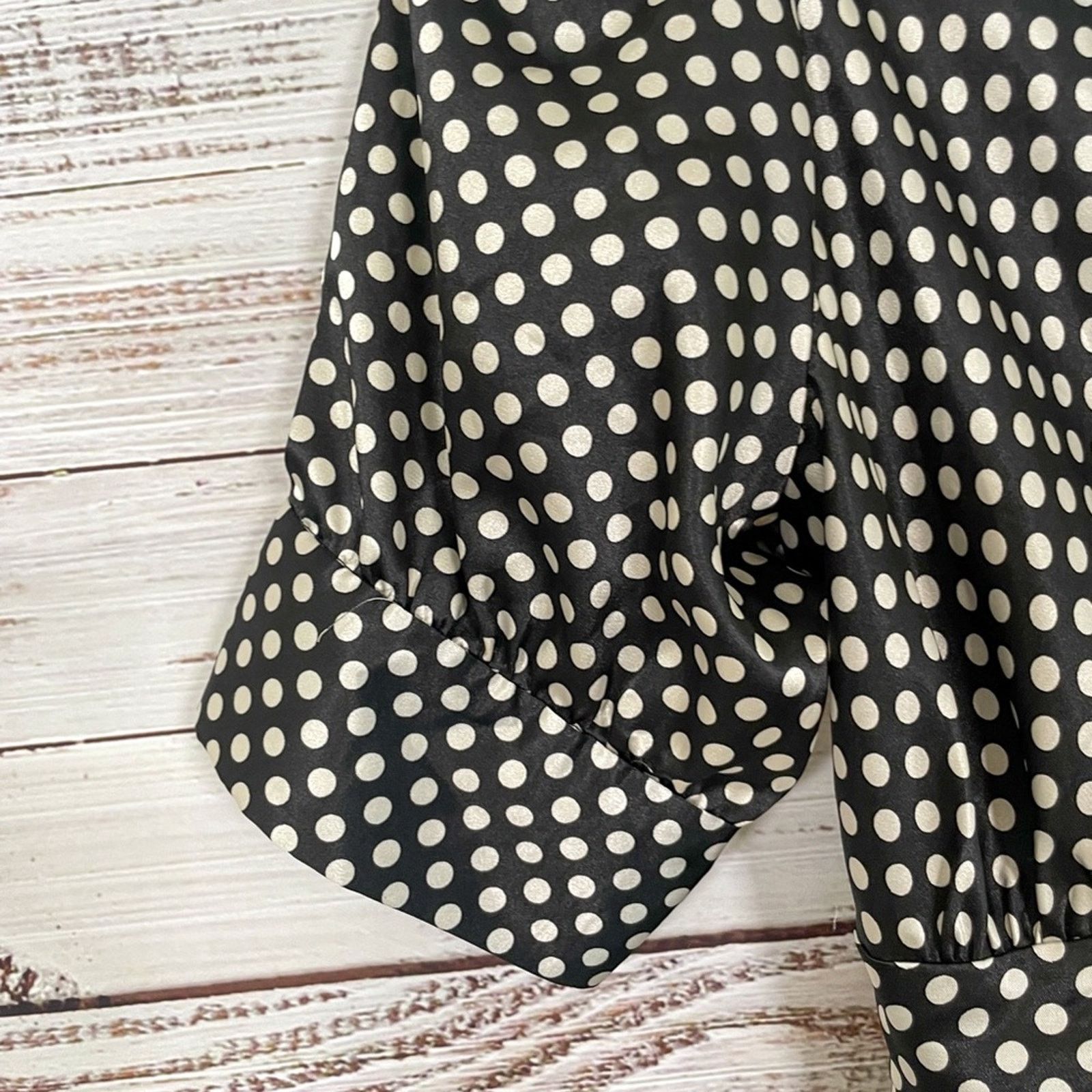 Bcbgmaxazria BCBGMAXAZRIA Polka Dot Dress, EUC, Size Small, MSRP $179 Size S / US 4 / IT 40 - 4 Thumbnail