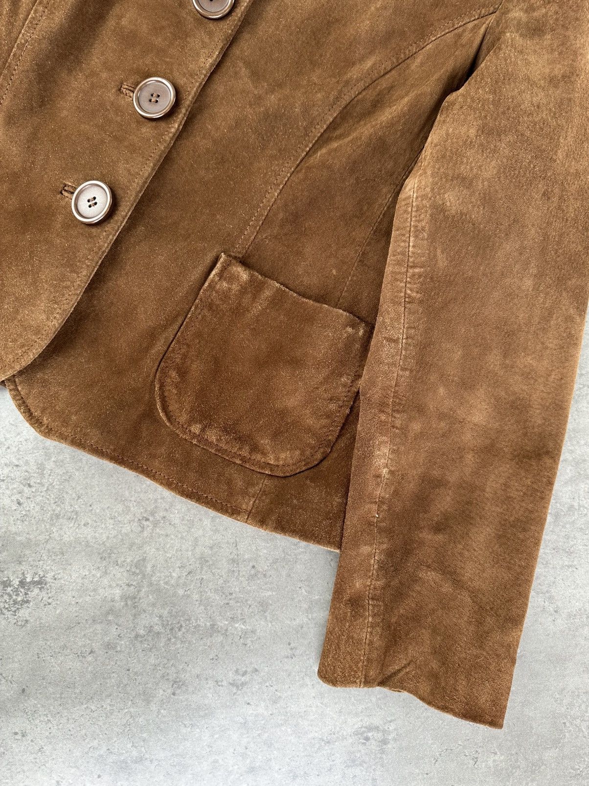 Japanese Brand Vintage Suede Jacket Size M / US 6-8 / IT 42-44 - 6 Thumbnail
