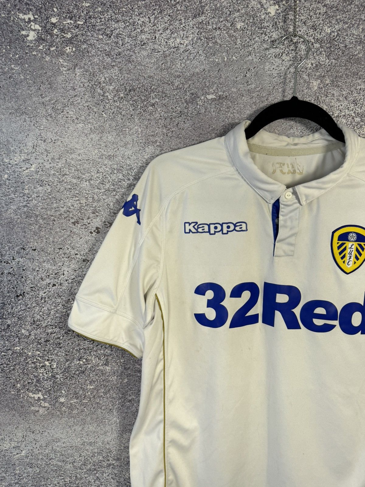 Kappa × Vintage Vintage Leeds United 2016/17 Kappa Jersey blokcore Size US M / EU 48-50 / 2 - 2 Thumbnail