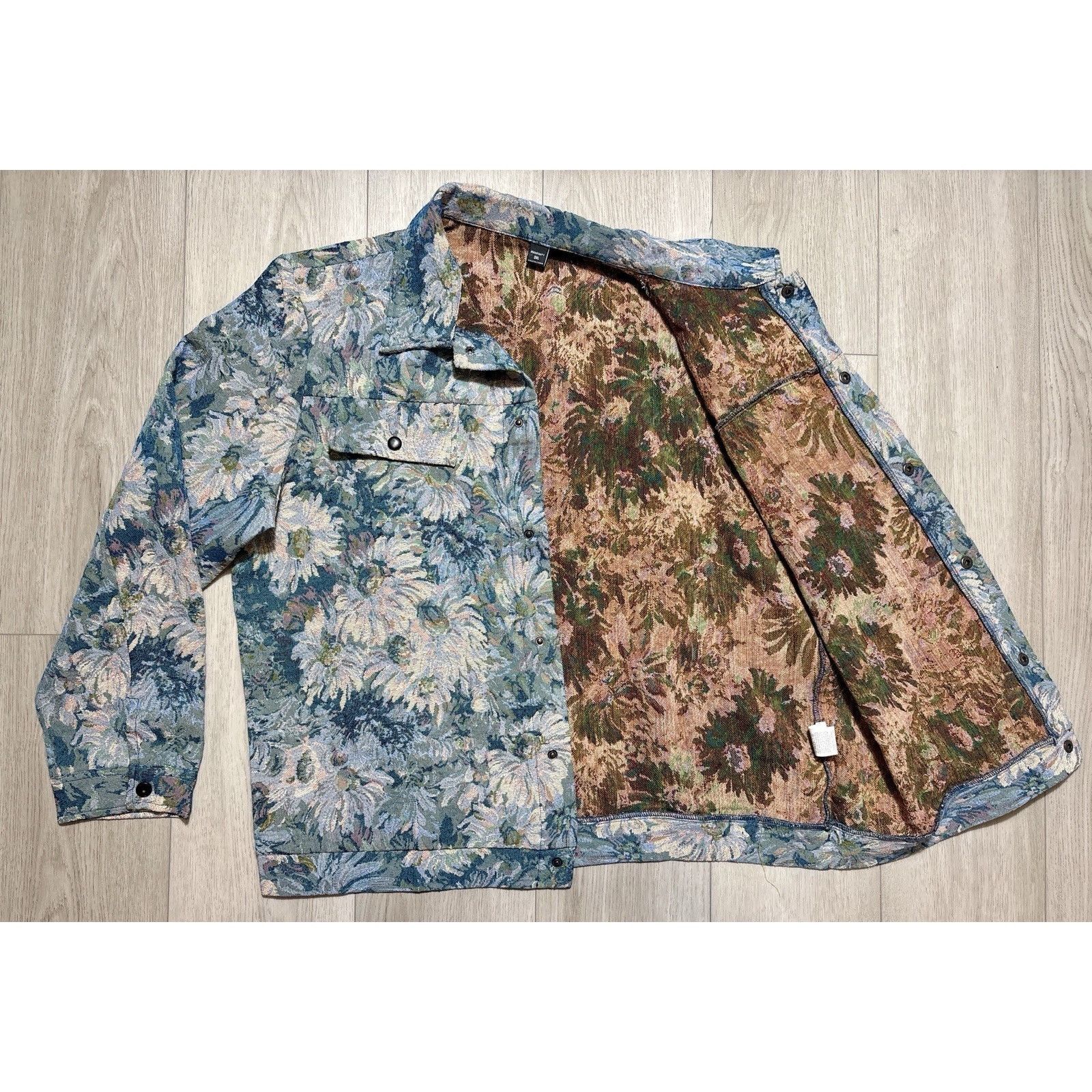 Other MANFINITY Floral Tapestry Jacket 3XL Western Oversized Size US XXL / EU 58 / 5 - 3 Thumbnail