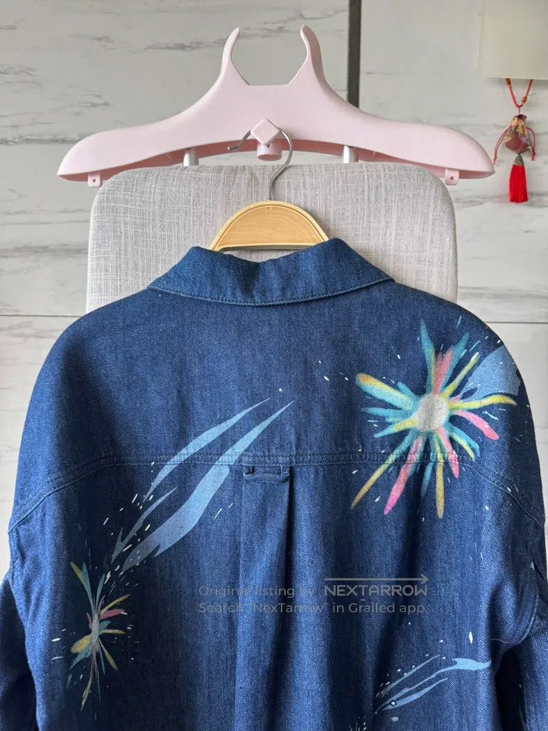 Loewe Loewe Howl's Moving Castle Collaboration Denim Jacket, Shi Size 4XL / US 24-26 - 7 Thumbnail