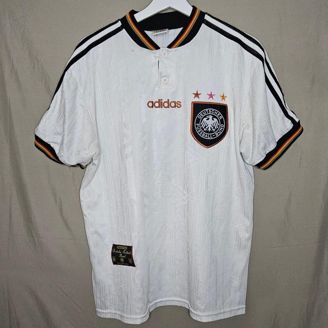Adidas × Vintage Adidas Vintage Germany Soccer Jersey Size US L / EU 52-54 / 3 - 1 Thumbnail