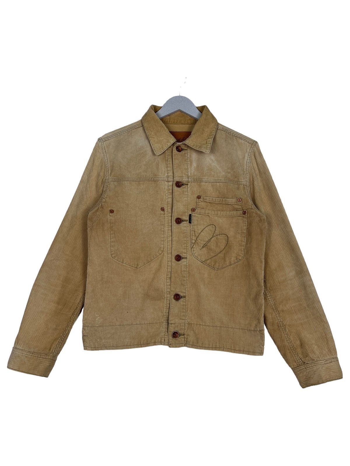 Paul Smith 🔥 RED EAR PAUL SMITH CORDUROY TRUCKER JACKET Size US S / EU 44-46 / 1 - 2 Thumbnail
