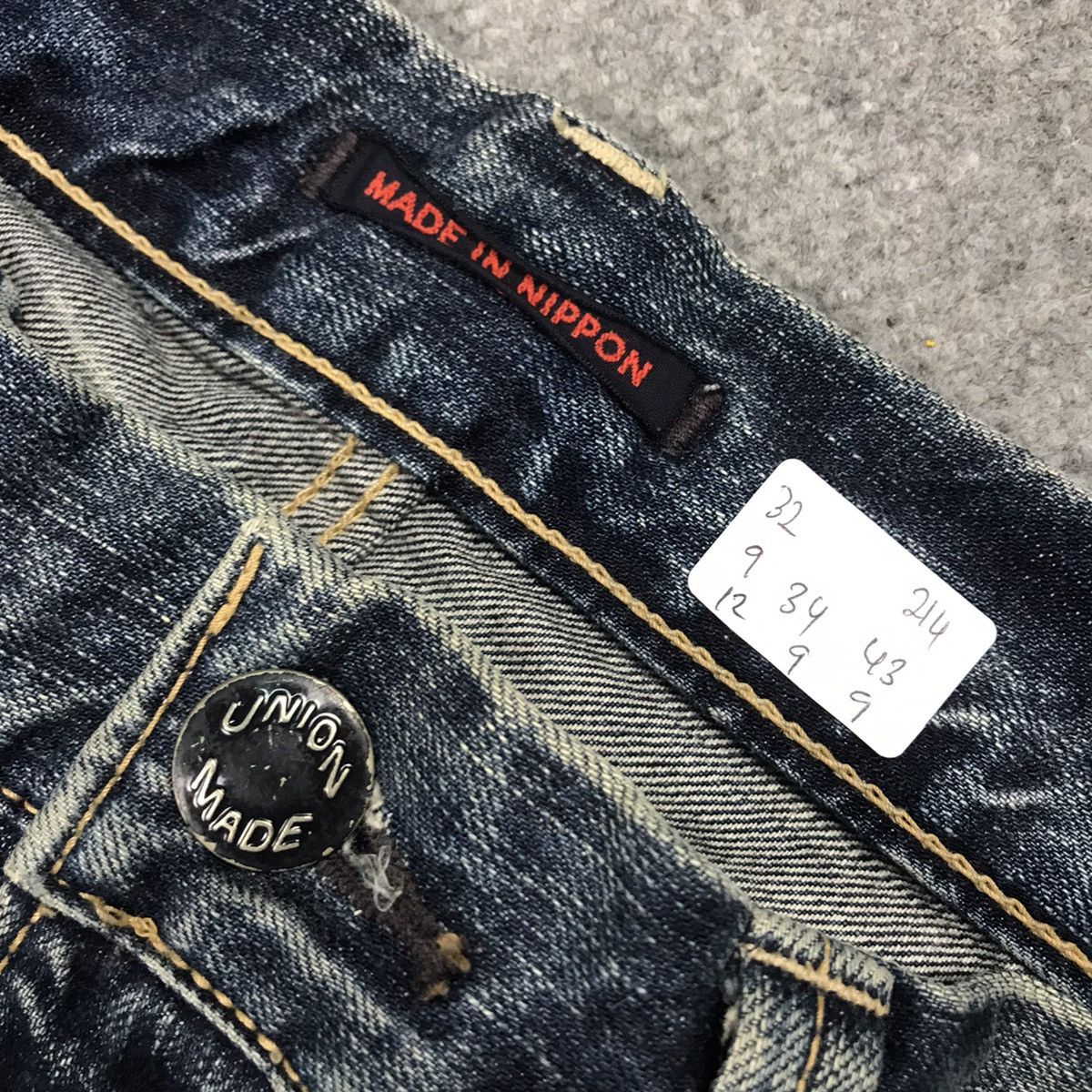 Japanese Brand BAGGY JEANS BLUE WAY JAPAN DENIM PANTS Size US 32 / EU 48 - 14 Thumbnail