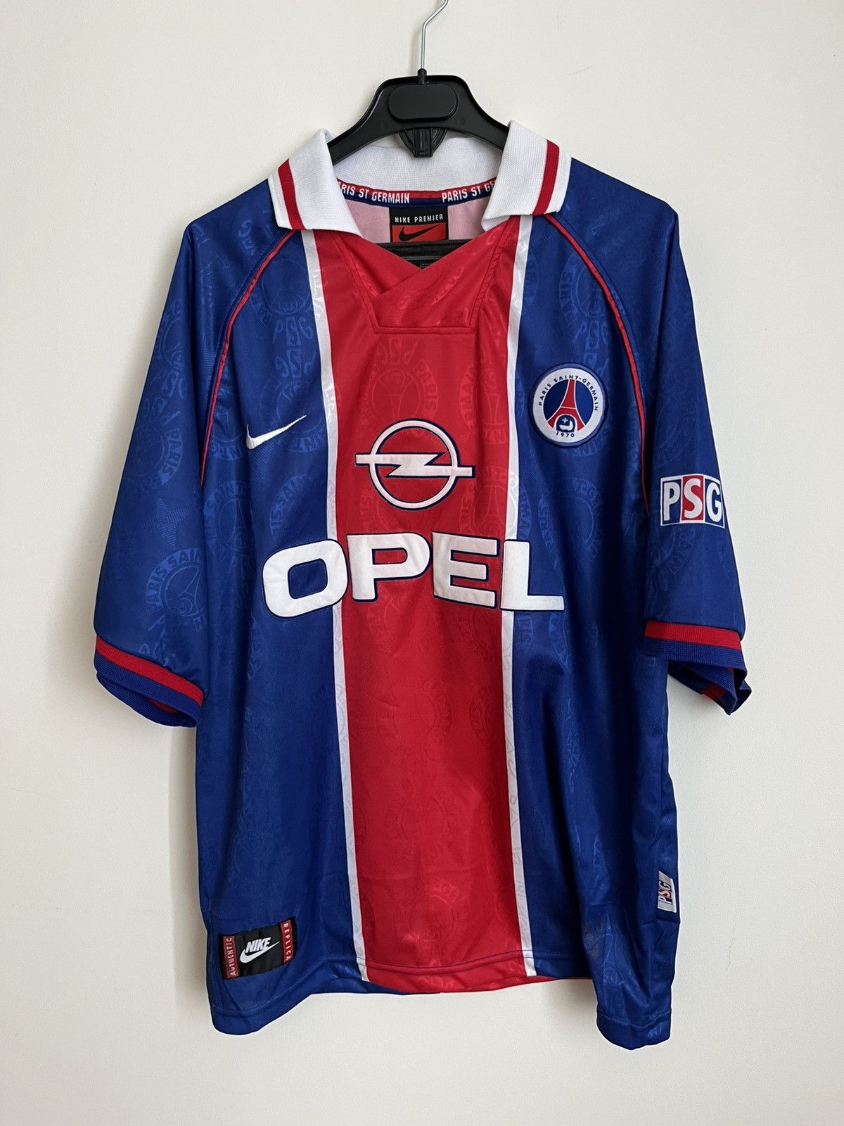 Nike Paris Saint-Germain 1996–97 Home Kit Size US XL / EU 56 / 4 - 1 Thumbnail