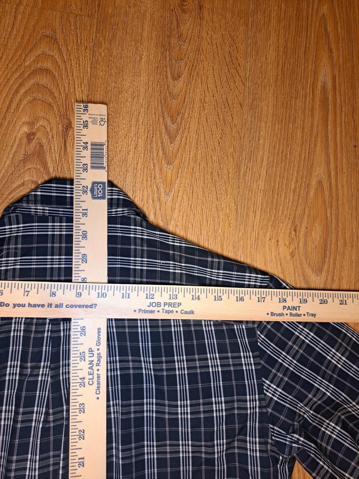 Covington Covington Button Up Shirt Mens Small 34-36 Black Plaid Size US S / EU 44-46 / 1 - 7 Thumbnail