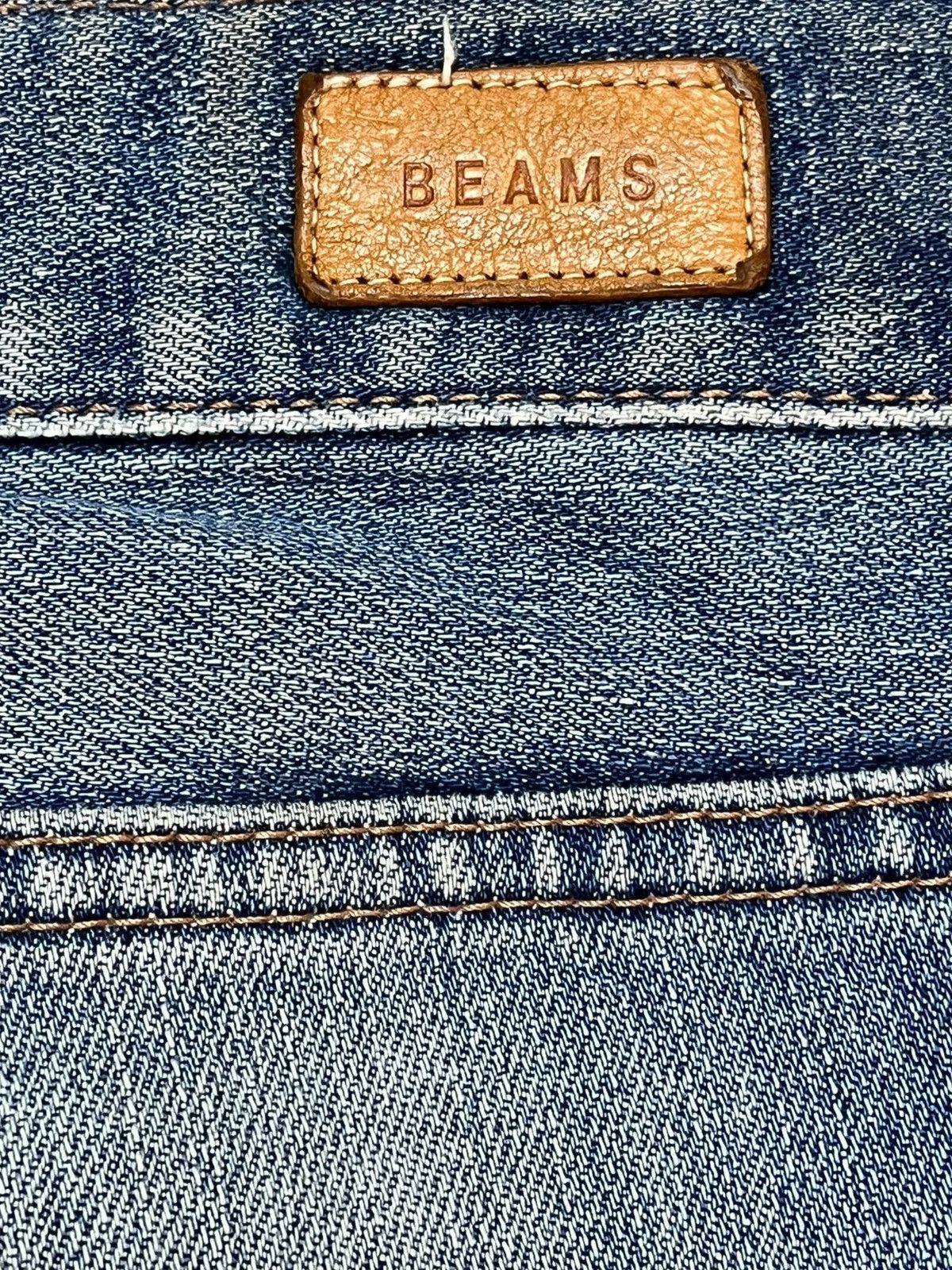 Beams Japan Vintage Beams Mudwash Slim Fit Deni Size US 31 - 8 Thumbnail
