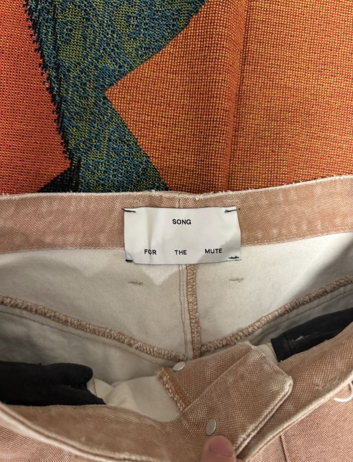 Song For The Mute Song for the mute Baggy Curved Jeans Size US 32 / EU 48 - 3 Thumbnail
