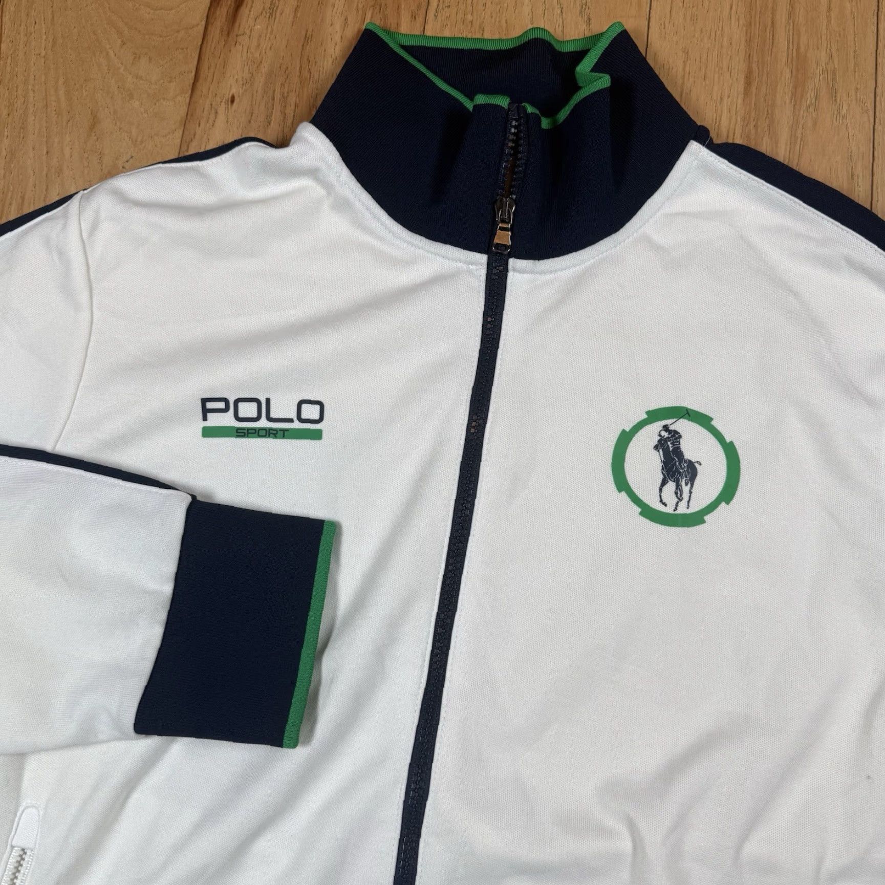 Ralph Lauren Polo Sport Ralph Lauren Track Jacket Men L White Long Sleeve Performance Sports Activewear Jackets Size US L / EU 52-54 / 3 - 3 Thumbnail