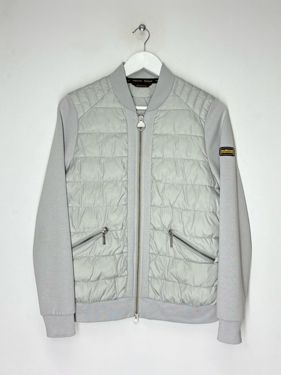 Barbour Barbour International Women’s Quilted Bomber Jacket Size L / US 10 / IT 46 - 1 Thumbnail