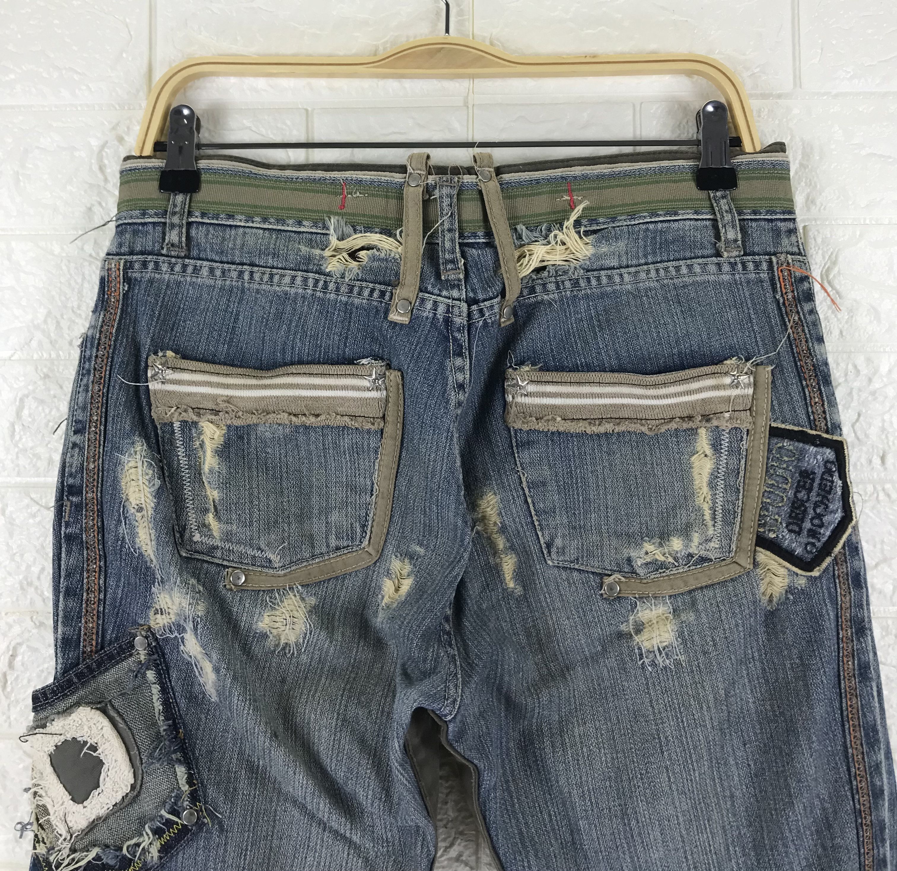 Japanese Brand Vintage Japanese Hybrid Stylish Jeans Size US 30 / EU 46 - 6 Thumbnail
