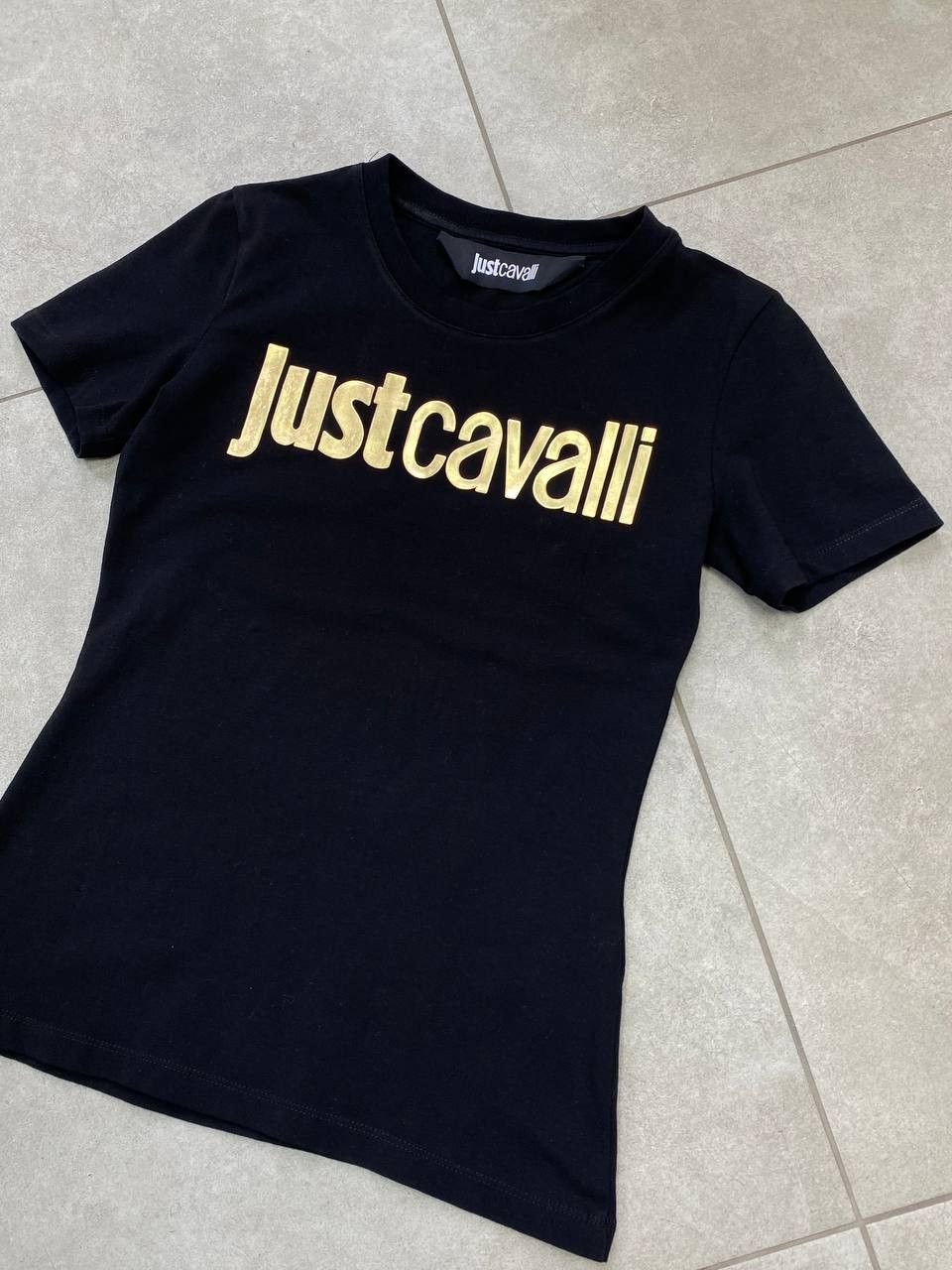 Just Cavalli Just Cavalli Logo-Print Cotton T-Shirt Size S / US 4 / IT 40 - 4 Thumbnail