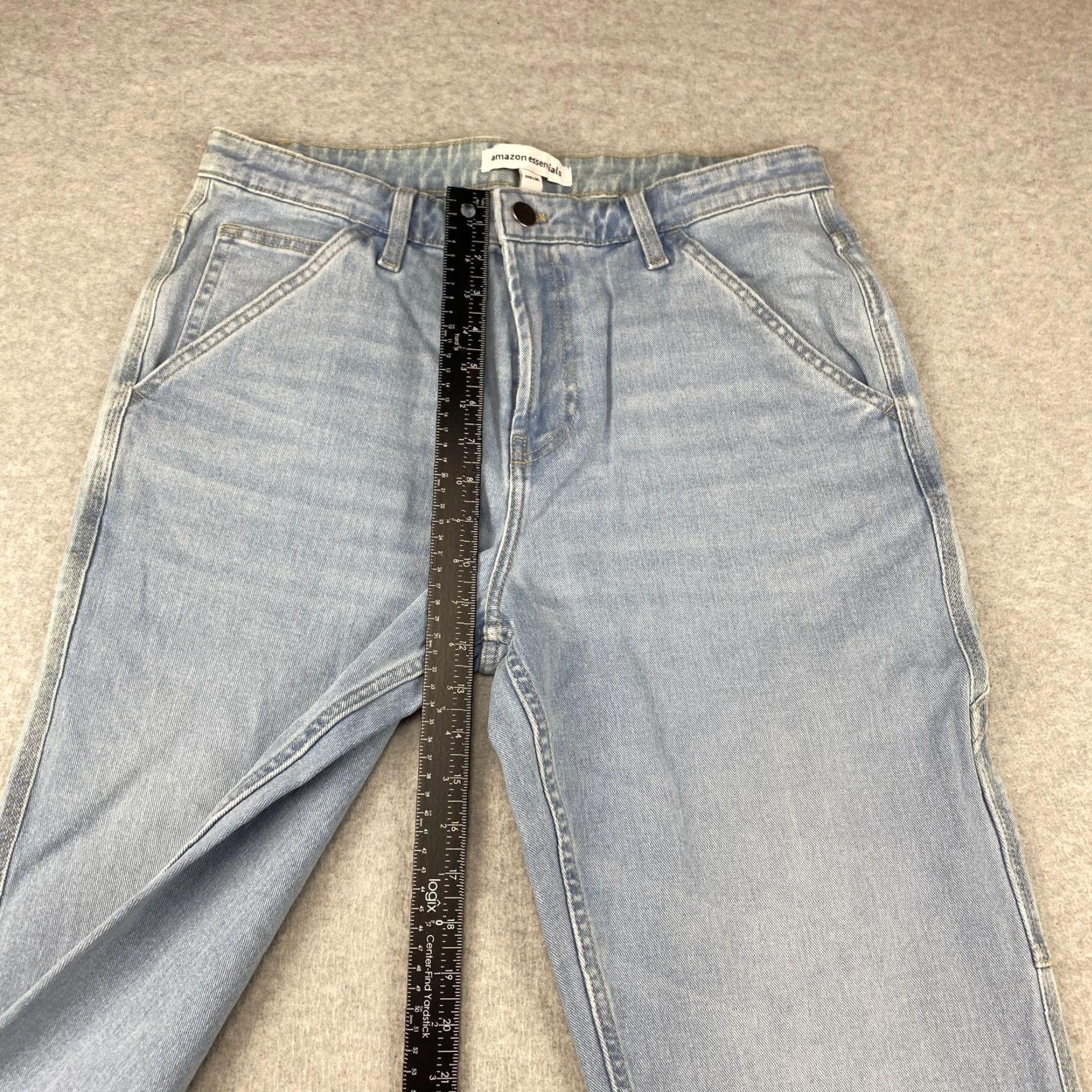 Essentials Amazon Essentials Jeans Mens 34X30 Blue Straight Leg Pockets Stretch B - 5-Pocket Denim Slim 34 Blue Modern Mens Size US 34 / EU 50 - 4 Thumbnail