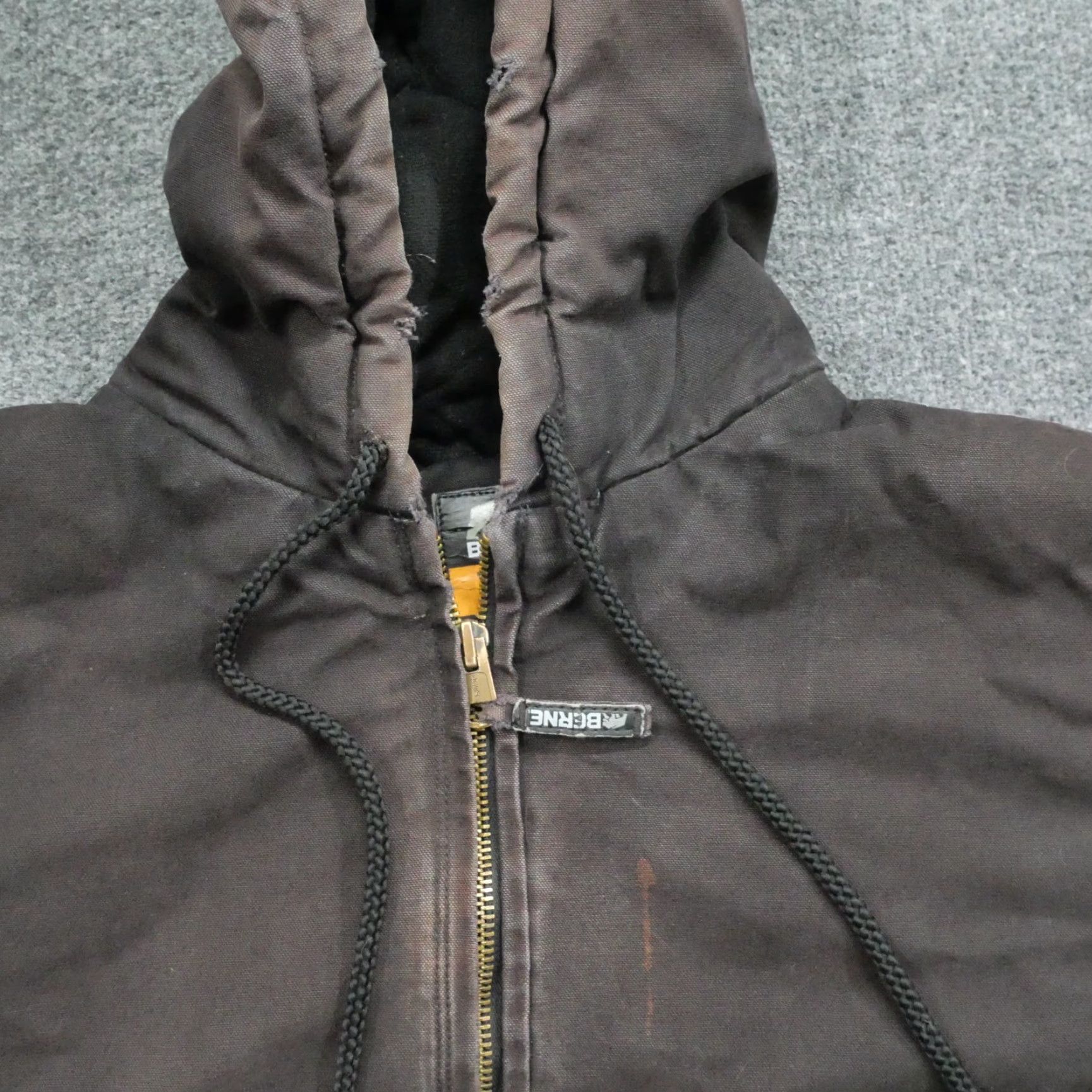 Vintage VINTAGE Berne Jacket Mens 3XLT Black Canvas 3XLT Big & Tall Jacket Zip Casual Workwear Clothing Mens Size US XXL / EU 58 / 5 - 3 Thumbnail