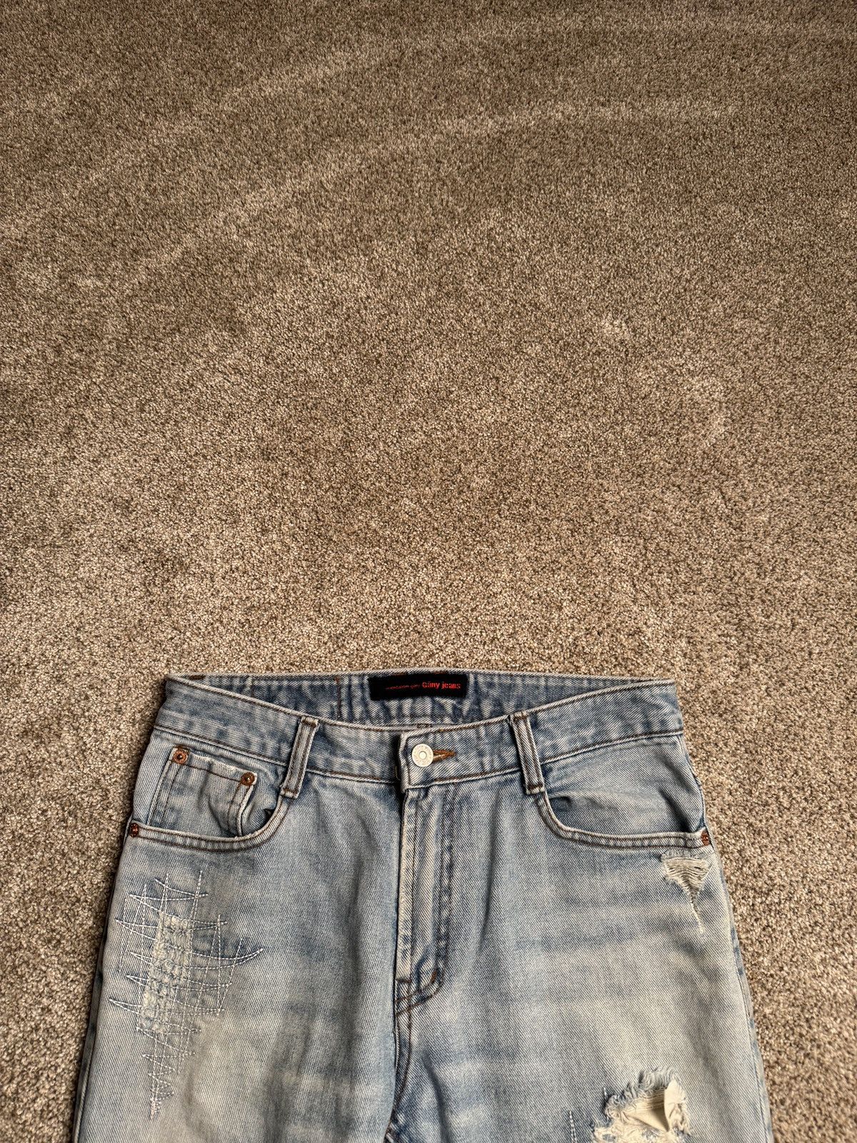 Other GANY JEANS LIGHT WASH FADED DENIM Size US 28 / EU 44 - 2 Thumbnail