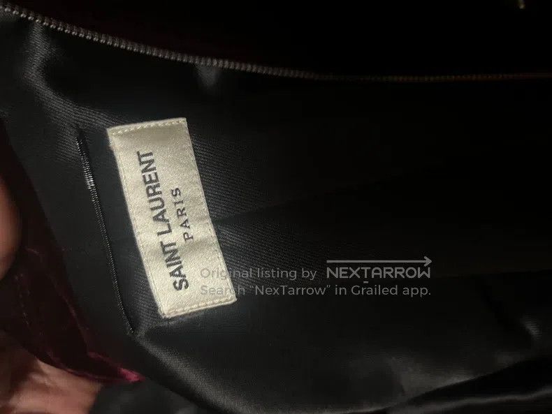 Saint Laurent Paris Saint Laurent Paris Burgundy Velvet Star and Moon Jacket Size US S / EU 44-46 / 1 - 5 Thumbnail