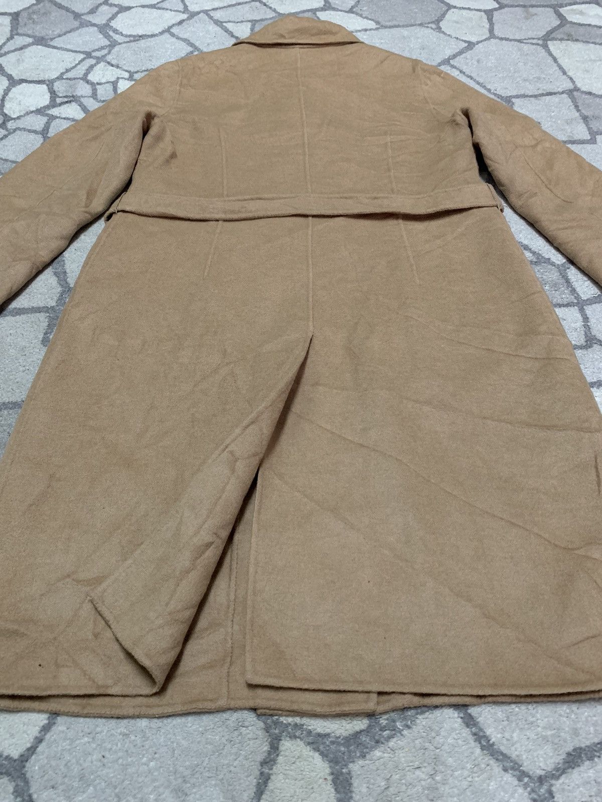 Designer × Paul Stuart Paul Stuart Long Coat Wool and Cashmere Size S / US 4 / IT 40 - 6 Thumbnail
