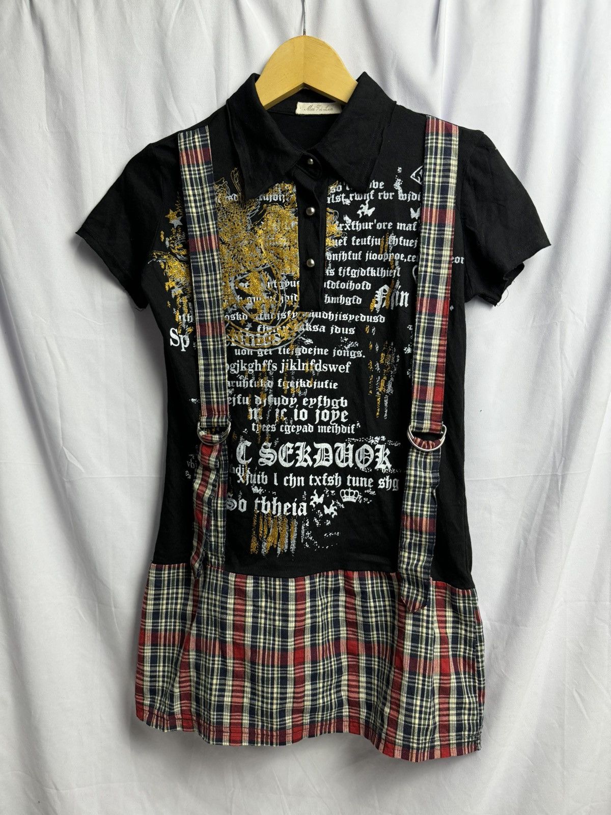 If Six Was Nine GOTHIC STYLE POEM SHORT BONDAGE Size M / US 6-8 / IT 42-44 - 3 Thumbnail