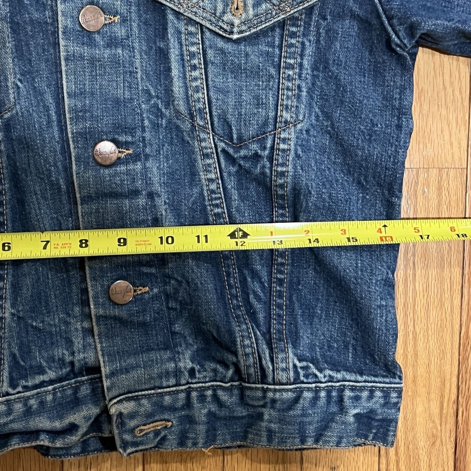 Wrangler WRANGLER dark indigo blue denim trucker jacket 60s 70s usa Size US S / EU 44-46 / 1 - 13 Thumbnail