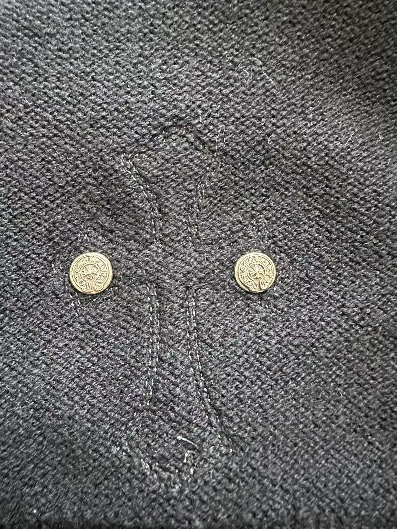 Chrome Hearts Chrome Hearts Cross Patch Cashmere Pullover Hoodie Size US L / EU 52-54 / 3 - 6 Thumbnail