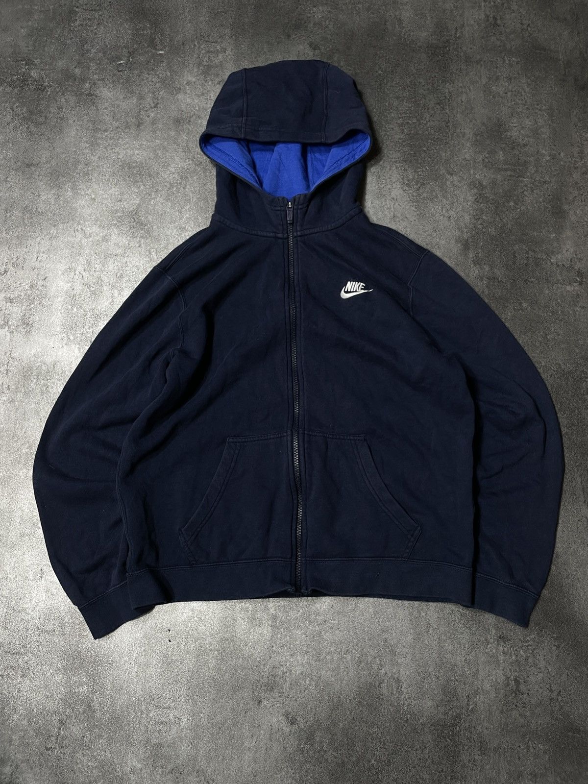 Nike Nike Hoodie Zip Swoosh Drill Rap Hip Hop y2k Size US XS / EU 42 / 0 - 1 Thumbnail