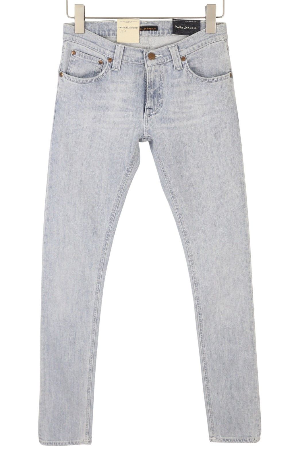 Nudie Jeans TIGHT LONG JOHN LIGHT ECO WASH W28/L34 Blue Jeans 87257 Size US 28 / EU 44 - 1 Thumbnail