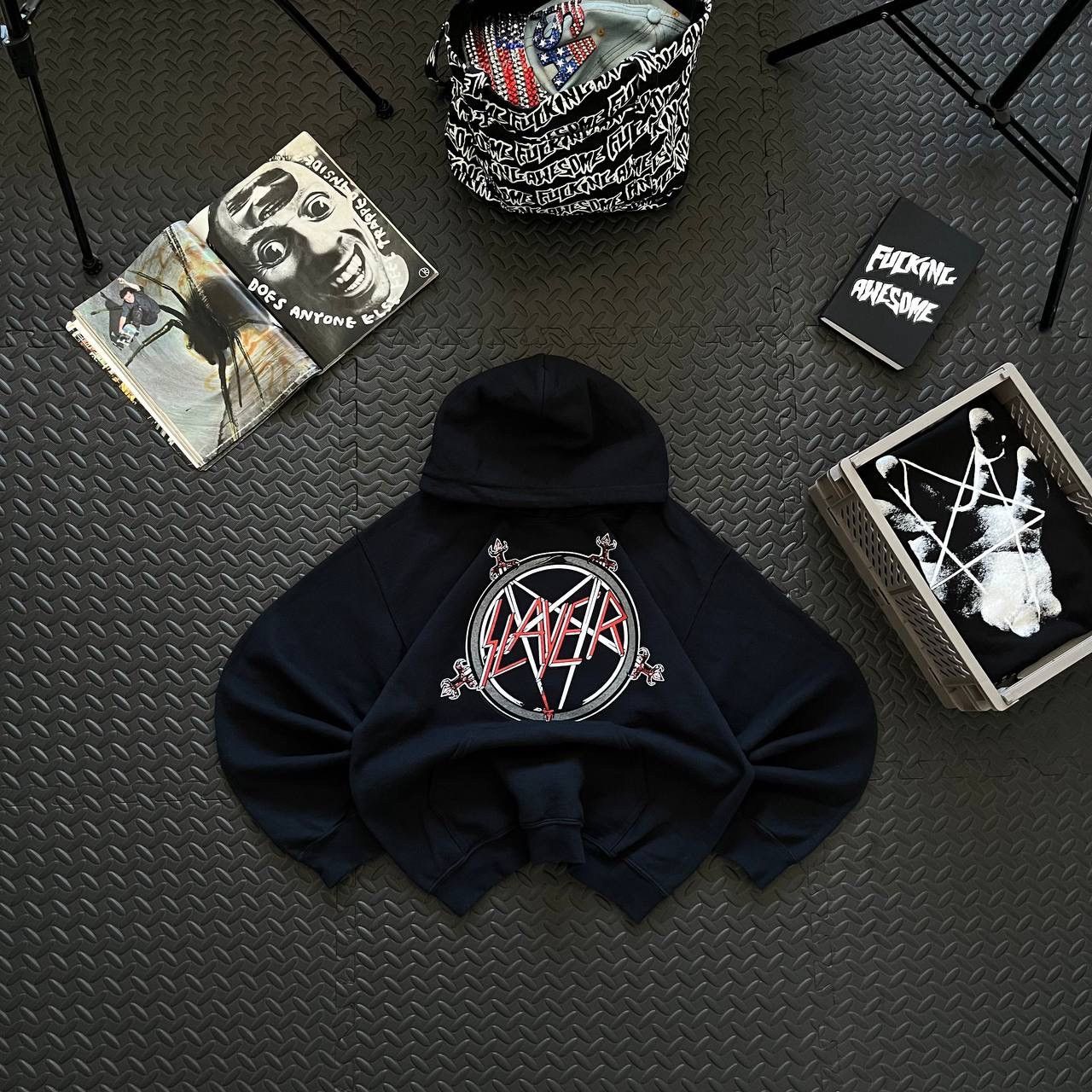 Slayer vintage hoodie slayer y2k Size US S / EU 44-46 / 1 - 1 Thumbnail
