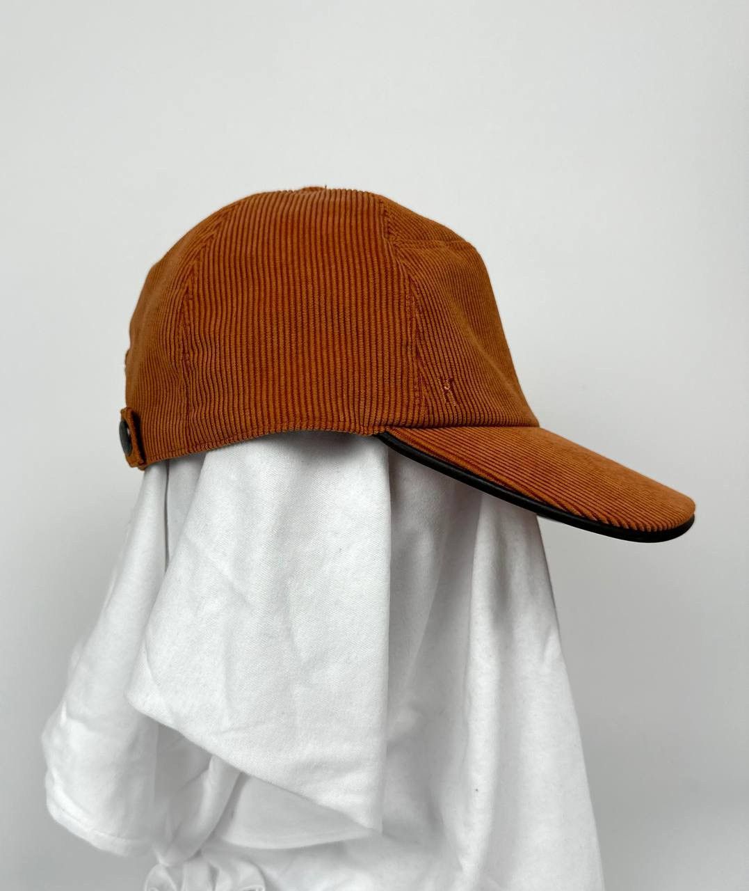 Hermes Hermes Corduroy Logo Cap Size ONE SIZE - 3 Thumbnail