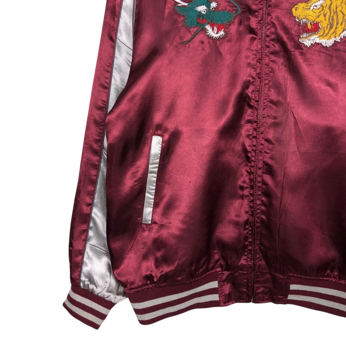 Vintage 📌Vintage Souvenir Sukajan Jacket Embroidered Japan Design Size US L / EU 52-54 / 3 - 6 Thumbnail