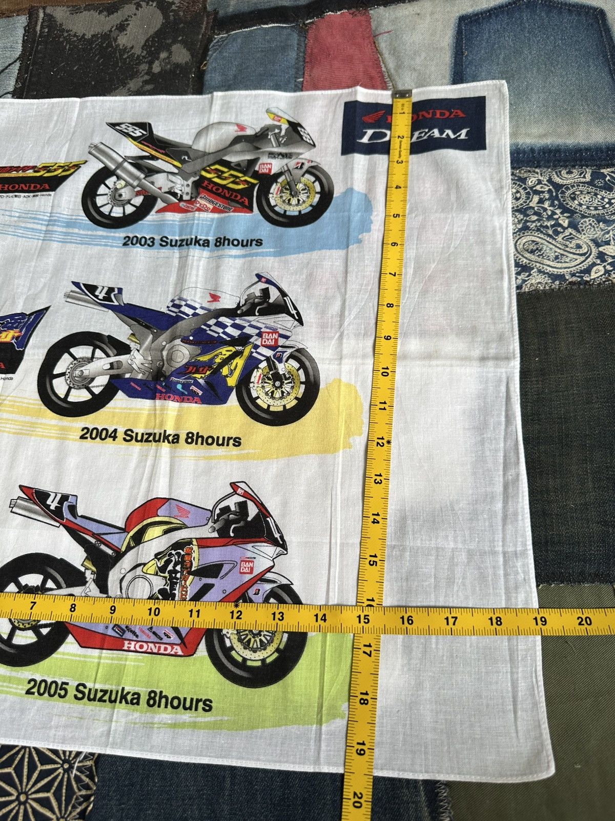 Honda × Vintage Vintage Honda Handkerchief/ Neckerchief/ Bandana Size ONE SIZE - 8 Thumbnail