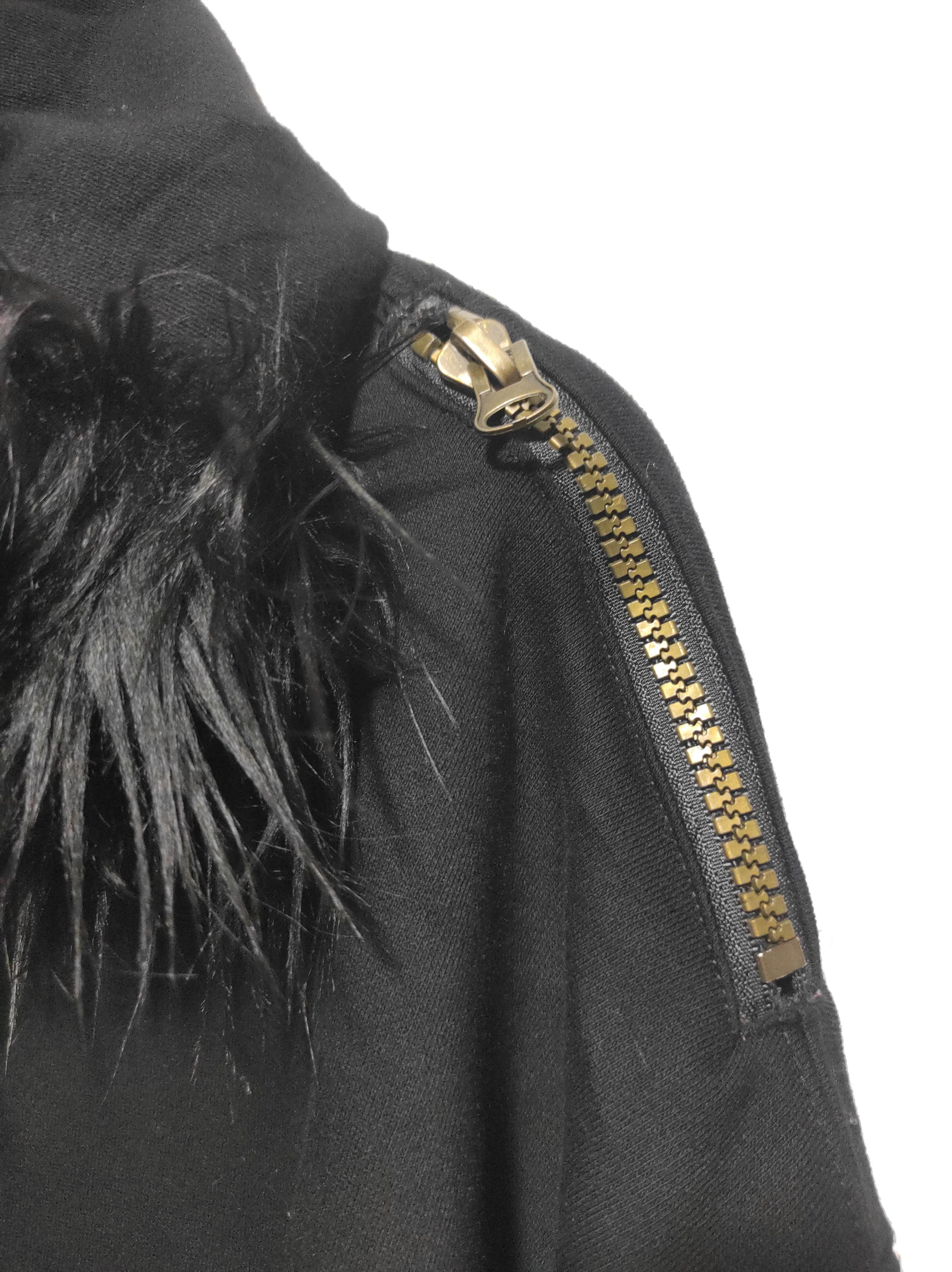 Hysteric Glamour Black Zipper Fur Hoodie Size US M / EU 48-50 / 2 - 9 Thumbnail