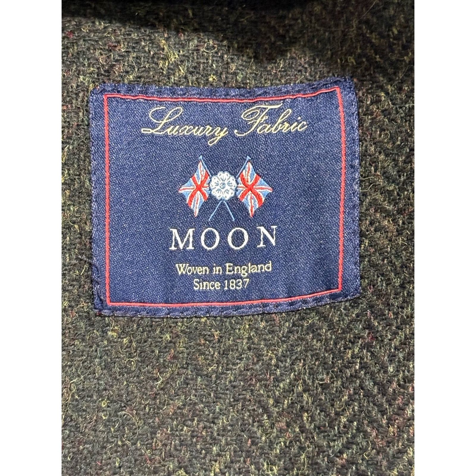 Vintage Jack Murphy Wool Robin Tweed Coat Green Herringbone 100% Wool Single-Breasted Lined Button Closure Women Size 6 NWT Vintage No Size M / US 6-8 / IT 42-44 - 6 Thumbnail