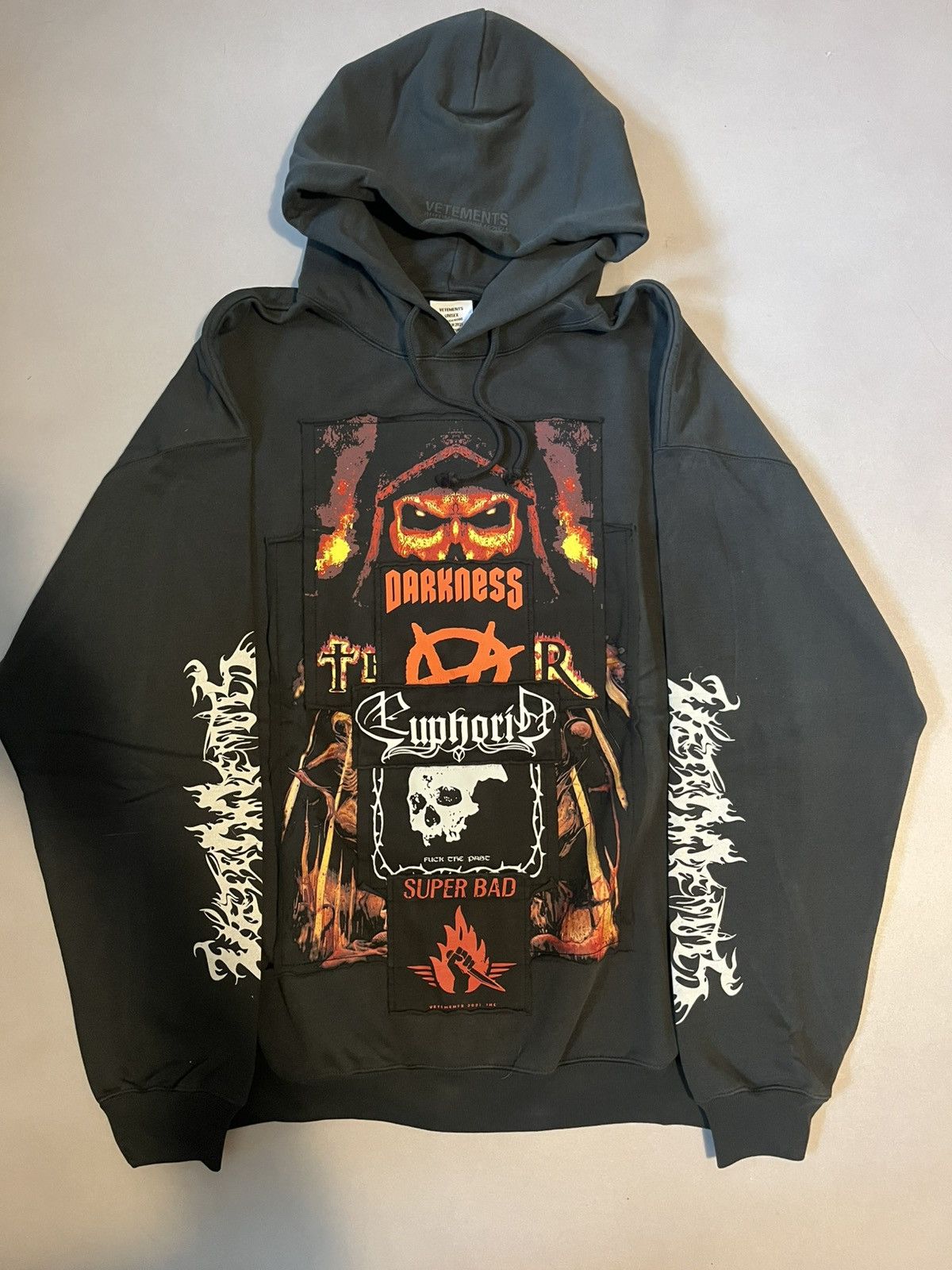 Vetements Vetements Darkness Euphoria Hoodie Size US XS / EU 42 / 0 - 1 Thumbnail