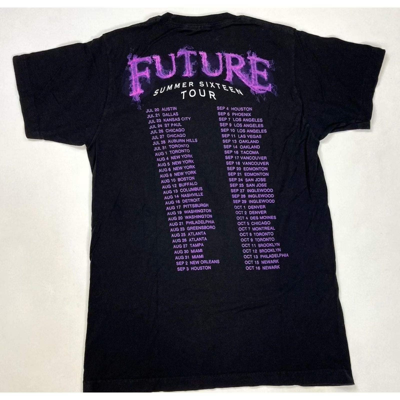 Vintage VINTAGE Future Summer Sixteen Tour Graphic T-shirt Women Small Black Rap Music Freebandz Size S / US 4 / IT 40 - 3 Thumbnail