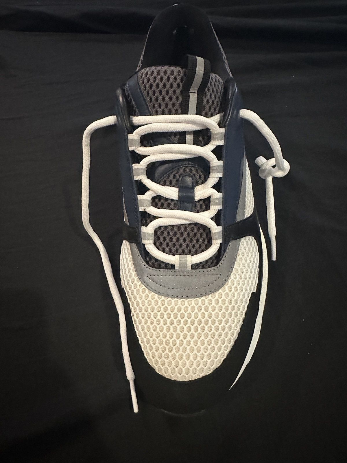 Dior Dior B22 Navy Blue Black & White Sneakers | Grailed