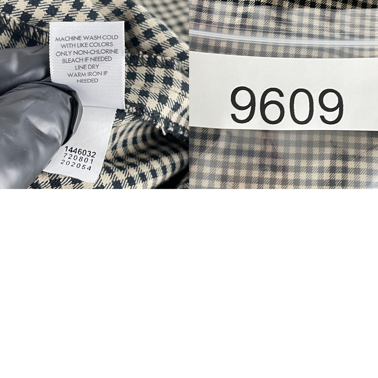 J. Jill J. Jill Black Gingham Cropped Straight Pants Womens Size 6 Mid-Rise Casual Regular Rise Cotton Spandex Pant Type Size 28" / US 6 / IT 42 - 10 Thumbnail